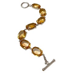 Bracelet Anna en citrine et argent sterling