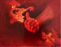 Russische zeitgenössische Kunst von Anna Bukhareva – Heiliges Feuer