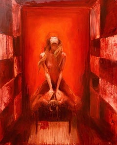 Russische zeitgenössische Kunst von Anna Bukhareva – Slaughtering