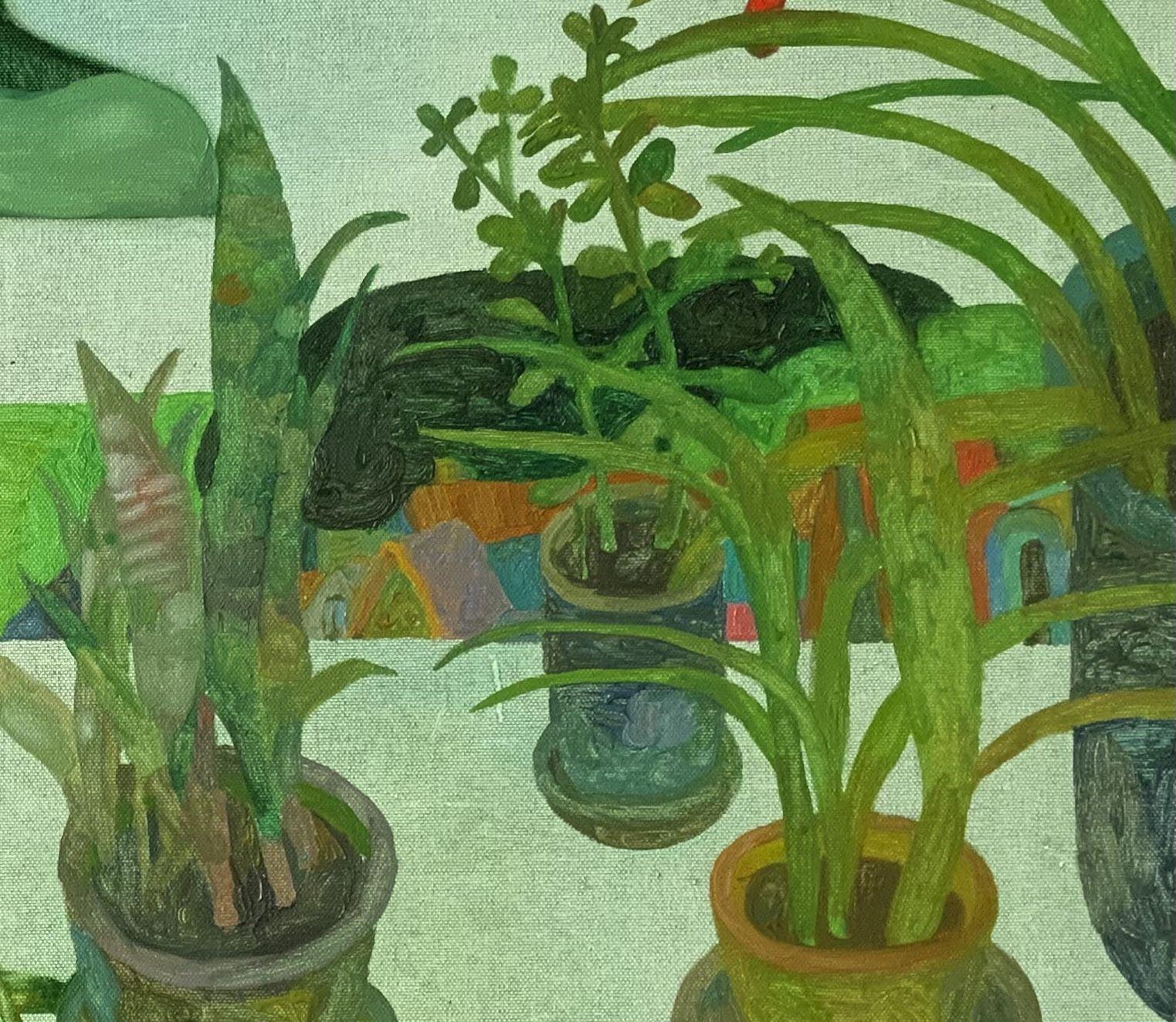 Entranse, Pittura, Olio su tela - Painting di Anna Bulkina