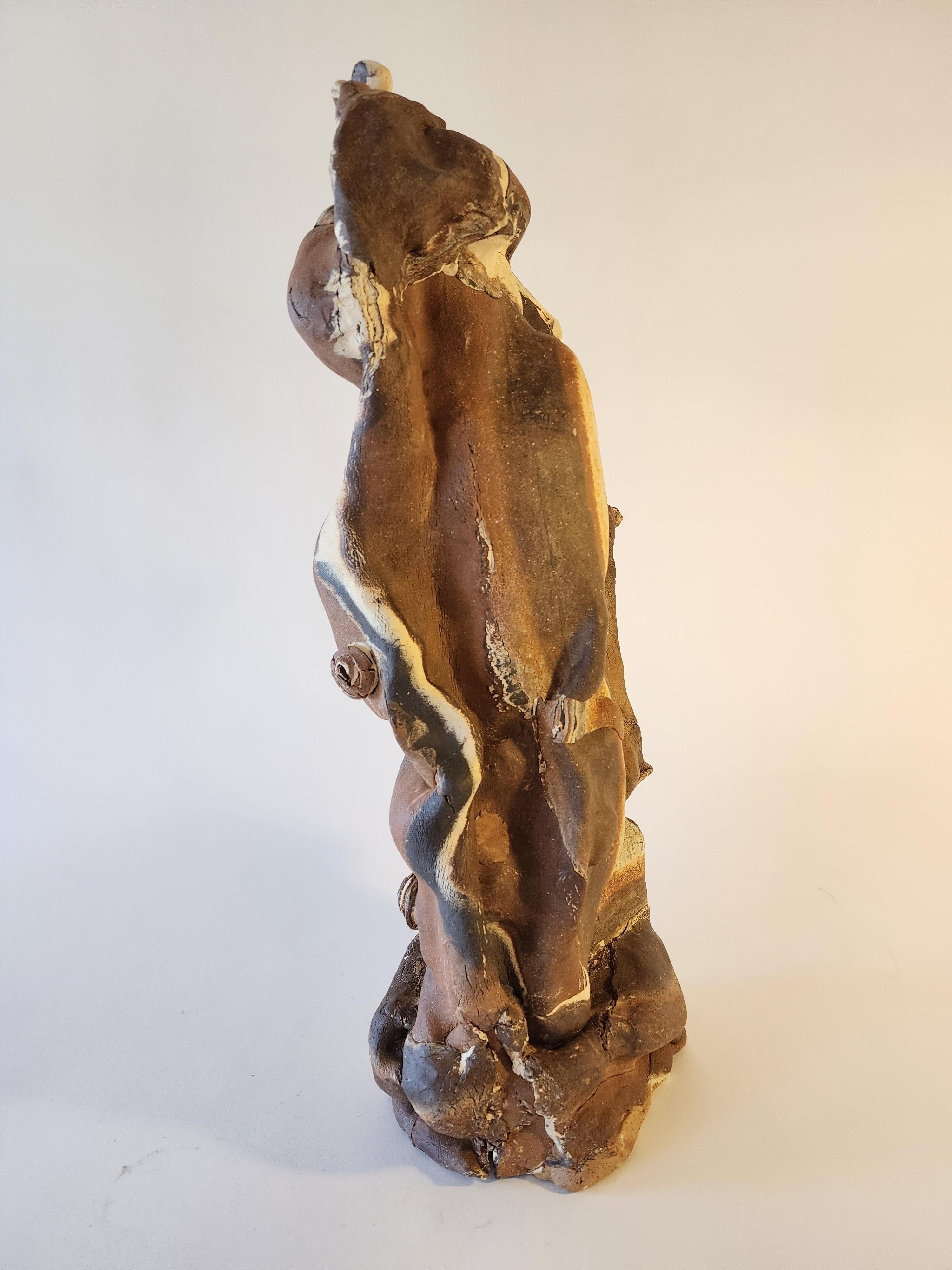 NOR Cliff dwelling - Abstract Expressionist Sculpture by Anna Bush Crews