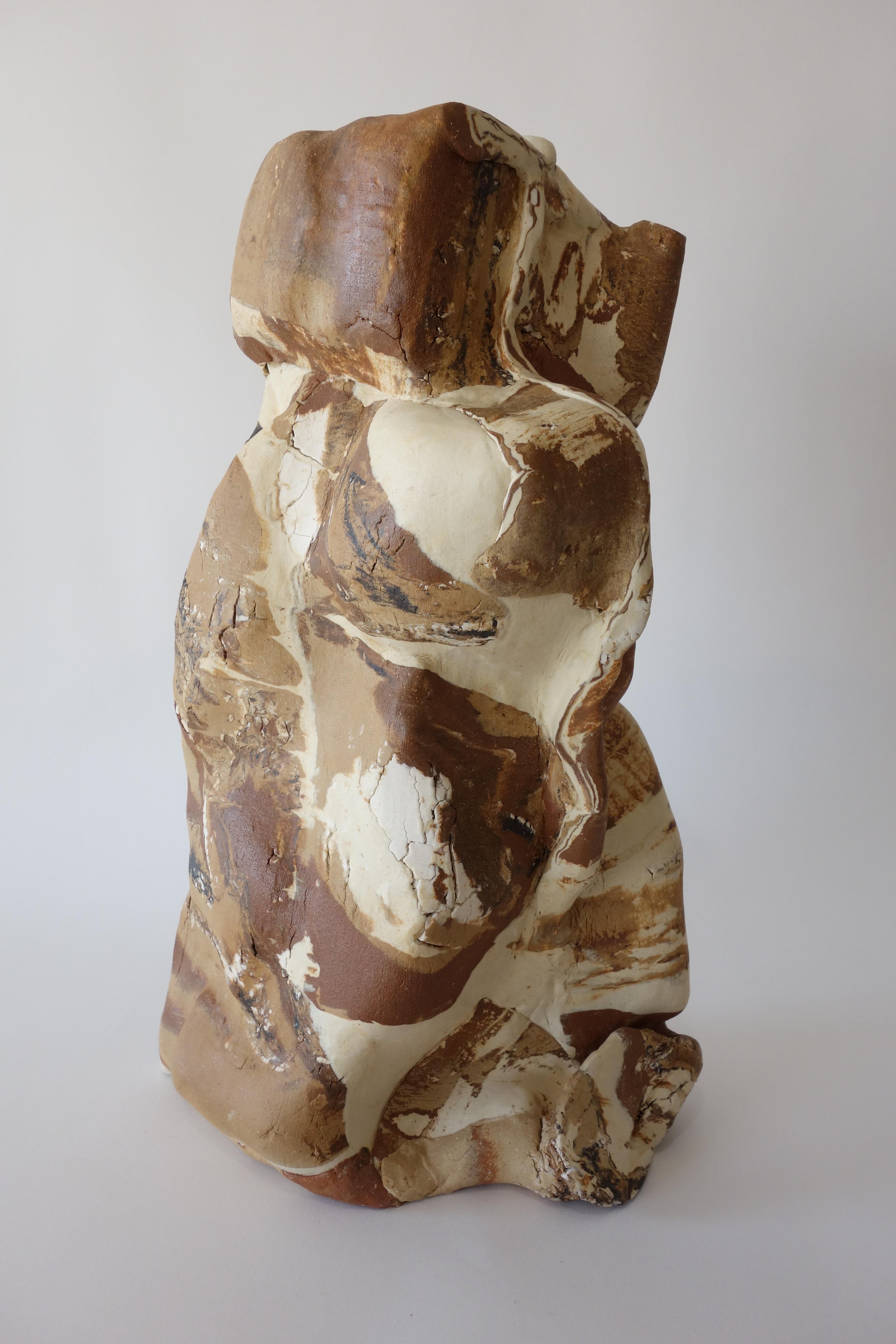 NOR Hug - Abstract Expressionist Sculpture by Anna Bush Crews