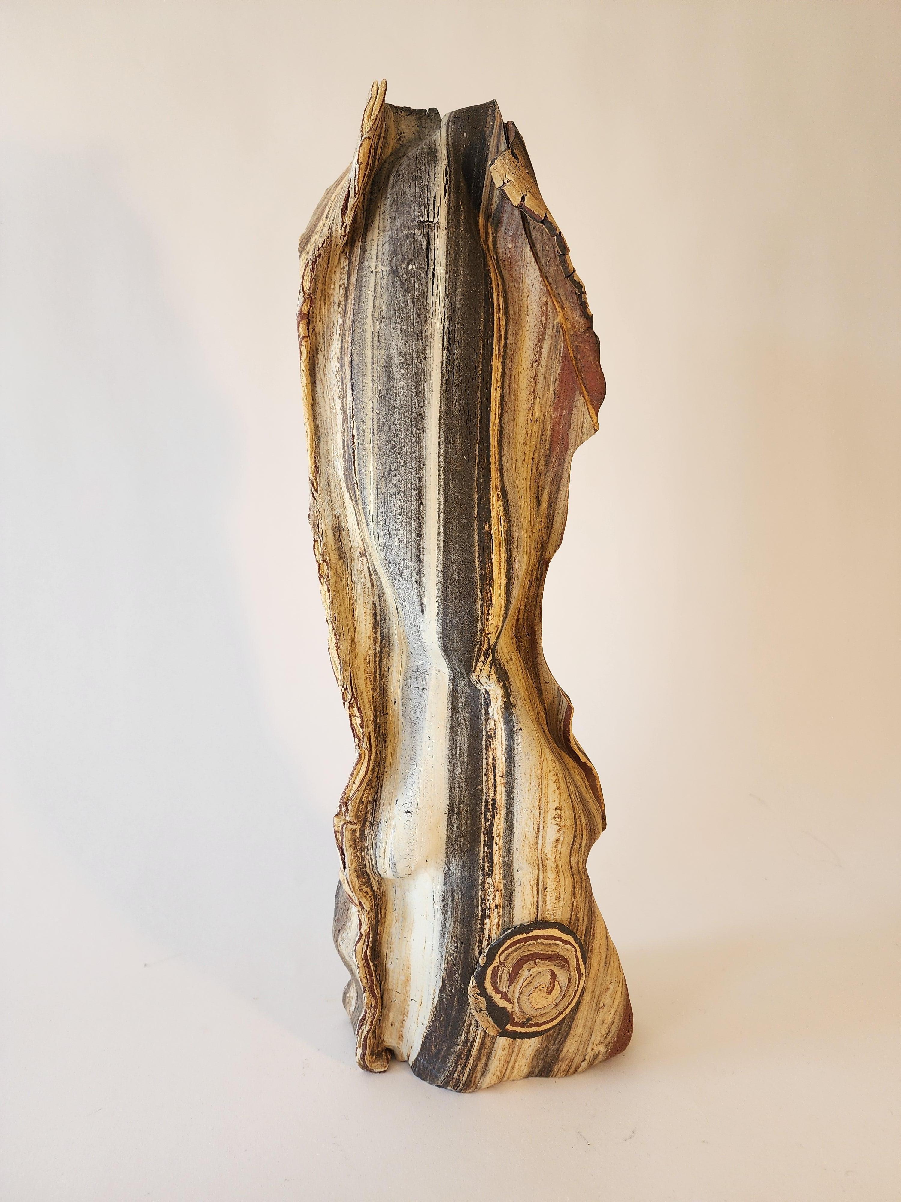 Anna Bush Crews Abstract Sculpture - NOR Swirl 2