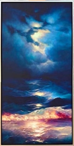 Expressionist Seascape, "Thinking About You"