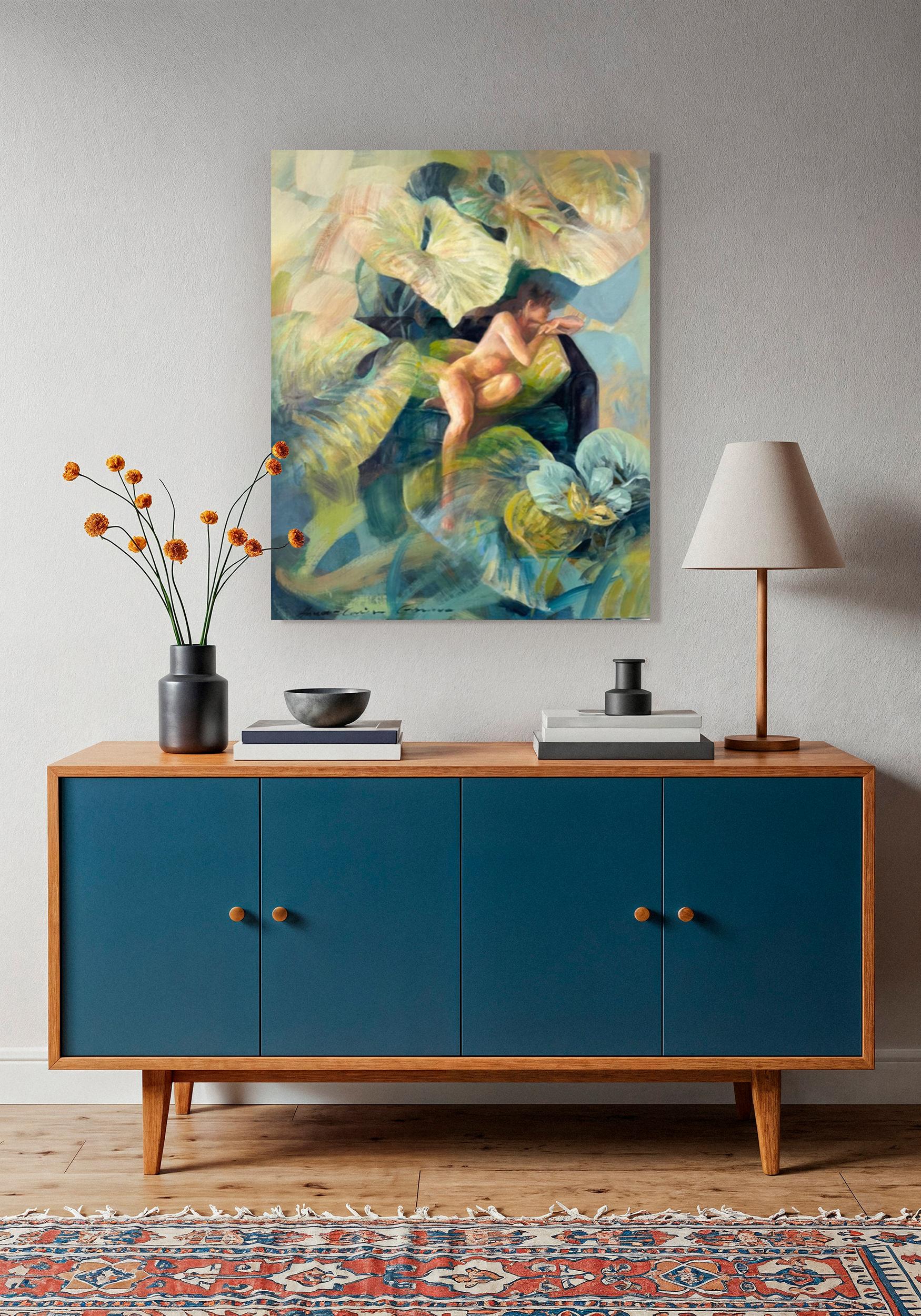 Aus Knochen wurden Stämme, aus Venen wurden Säfte Anna-C. Goosen - Zeitgenössisches Ölgemälde im Angebot 11