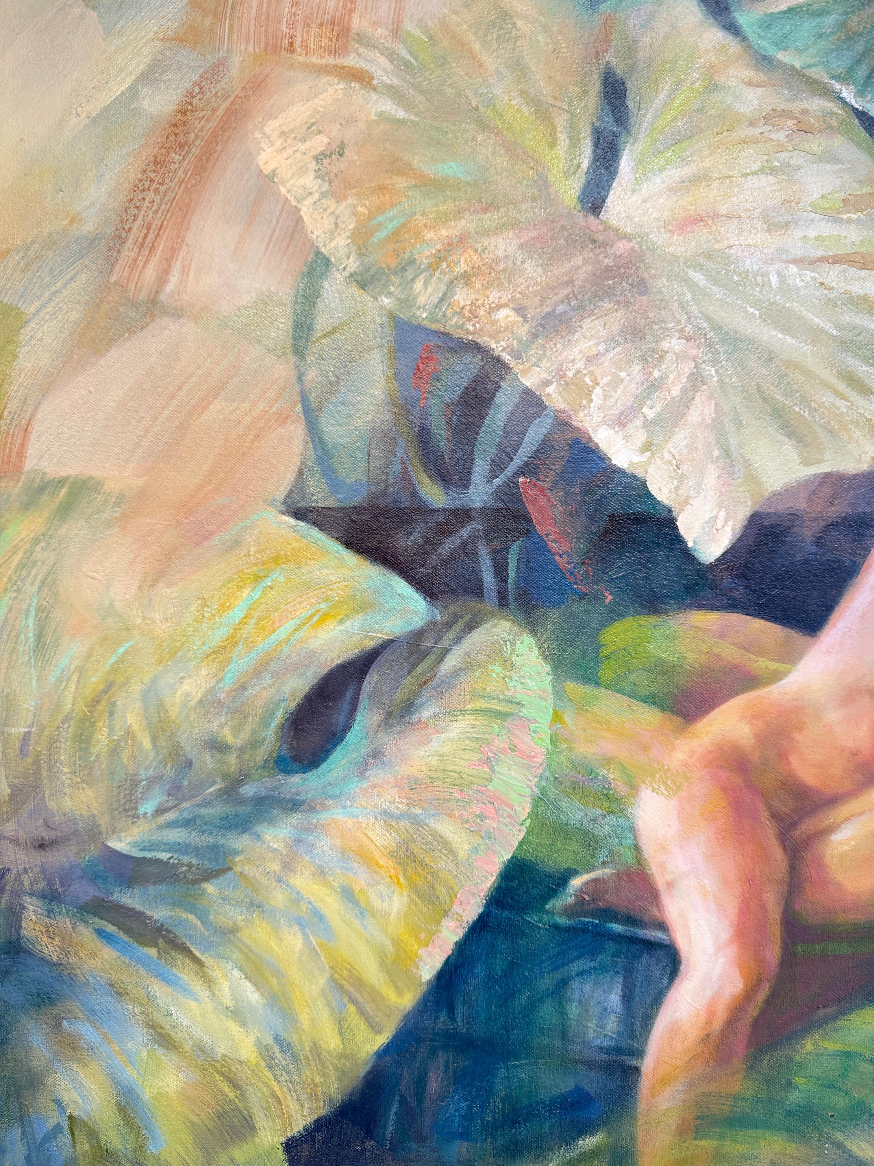 Aus Knochen wurden Stämme, aus Venen wurden Säfte Anna-C. Goosen - Zeitgenössisches Ölgemälde im Angebot 6