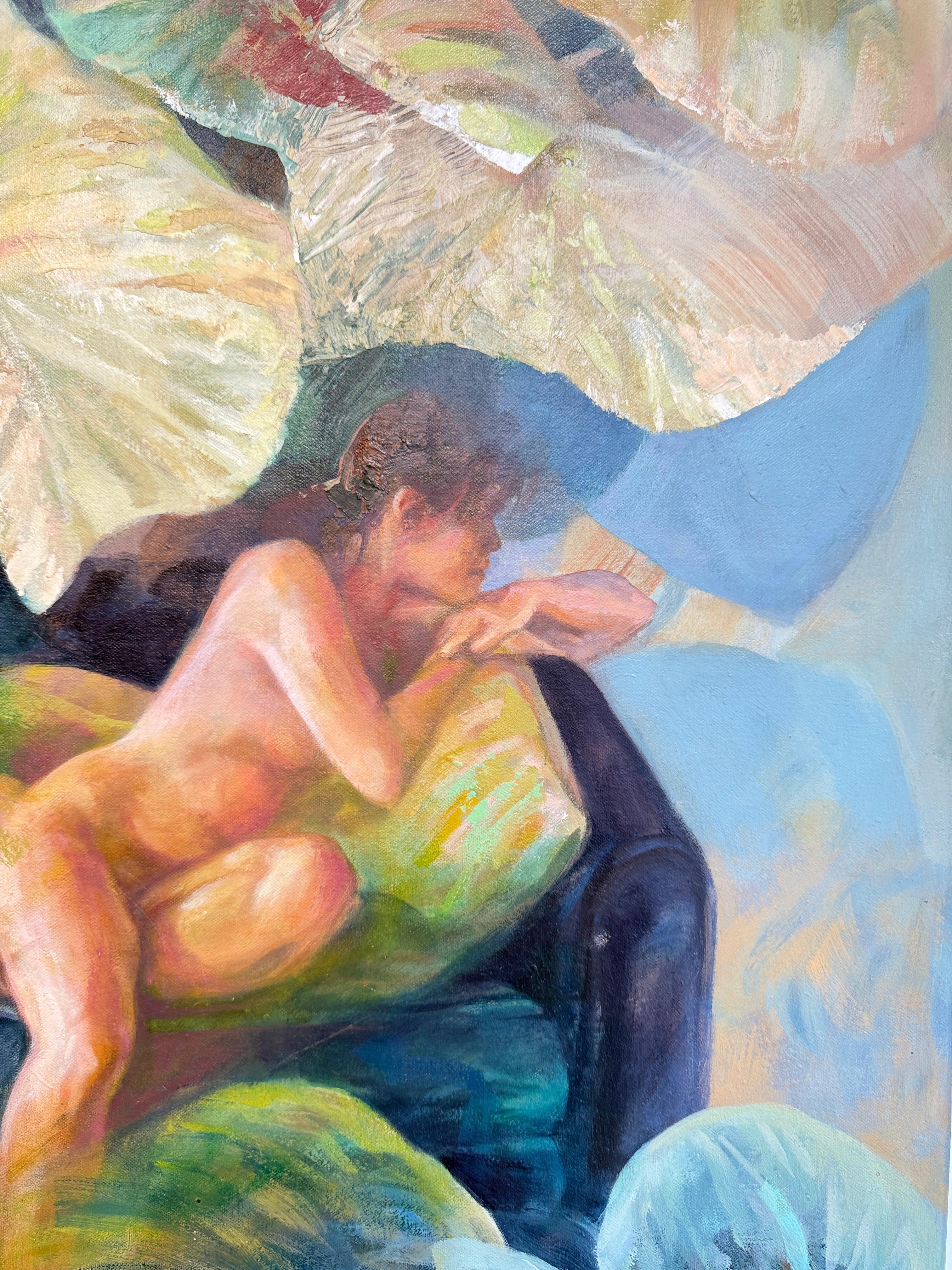 Aus Knochen wurden Stämme, aus Venen wurden Säfte Anna-C. Goosen - Zeitgenössisches Ölgemälde im Angebot 8