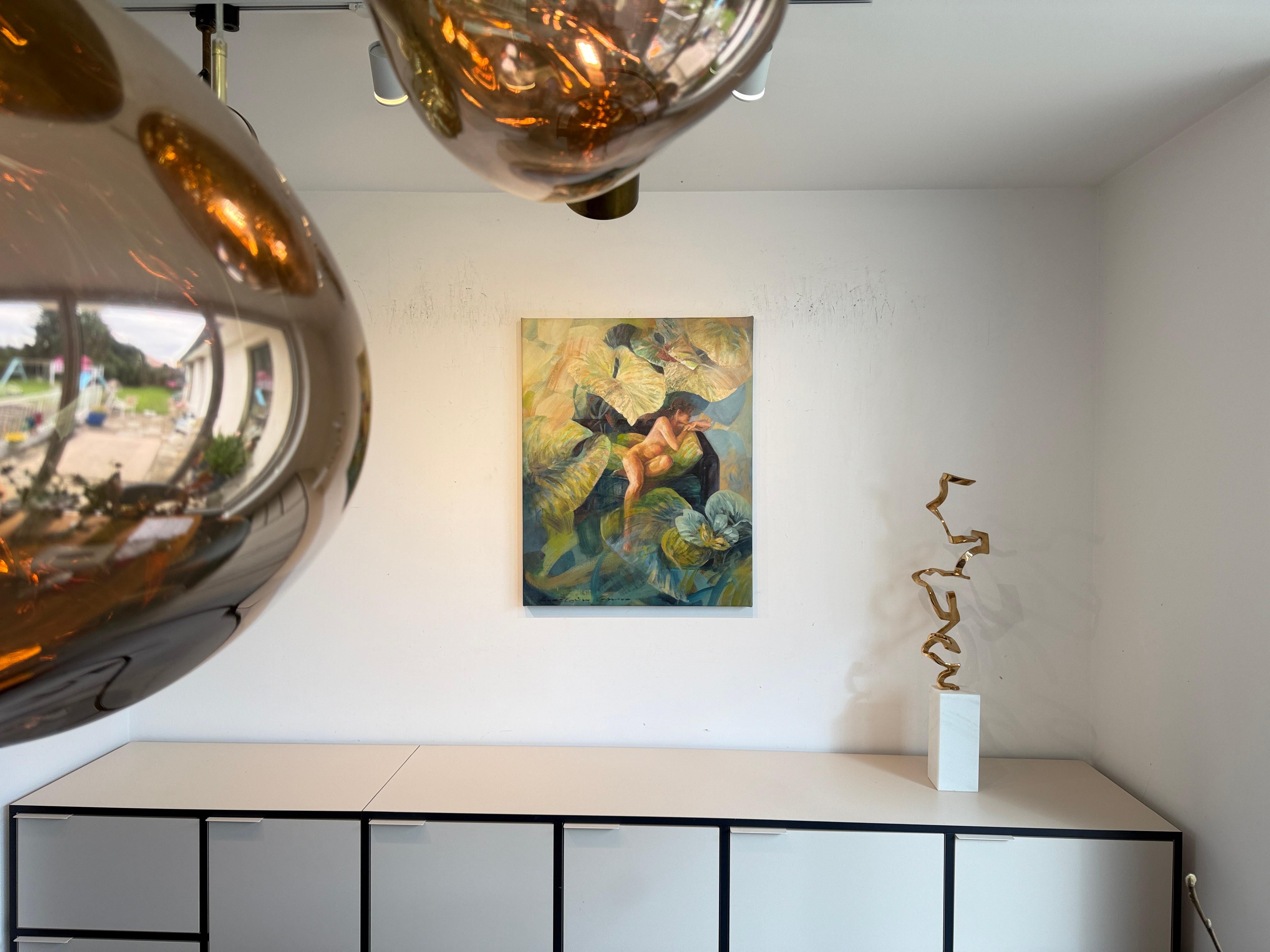 Aus Knochen wurden Stämme, aus Venen wurden Säfte Anna-C. Goosen - Zeitgenössisches Ölgemälde im Angebot 9