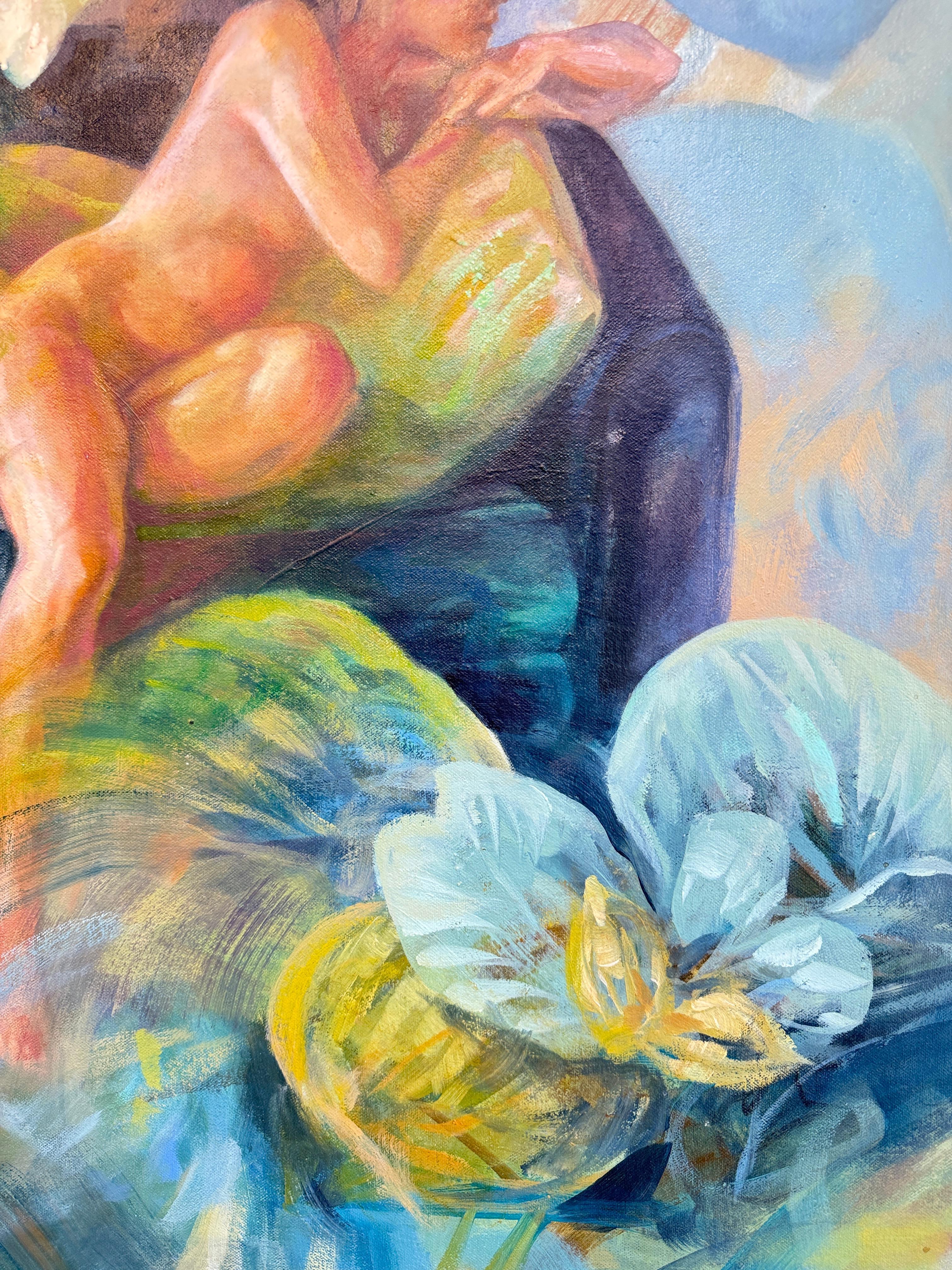 Aus Knochen wurden Stämme, aus Venen wurden Säfte Anna-C. Goosen - Zeitgenössisches Ölgemälde im Angebot 10