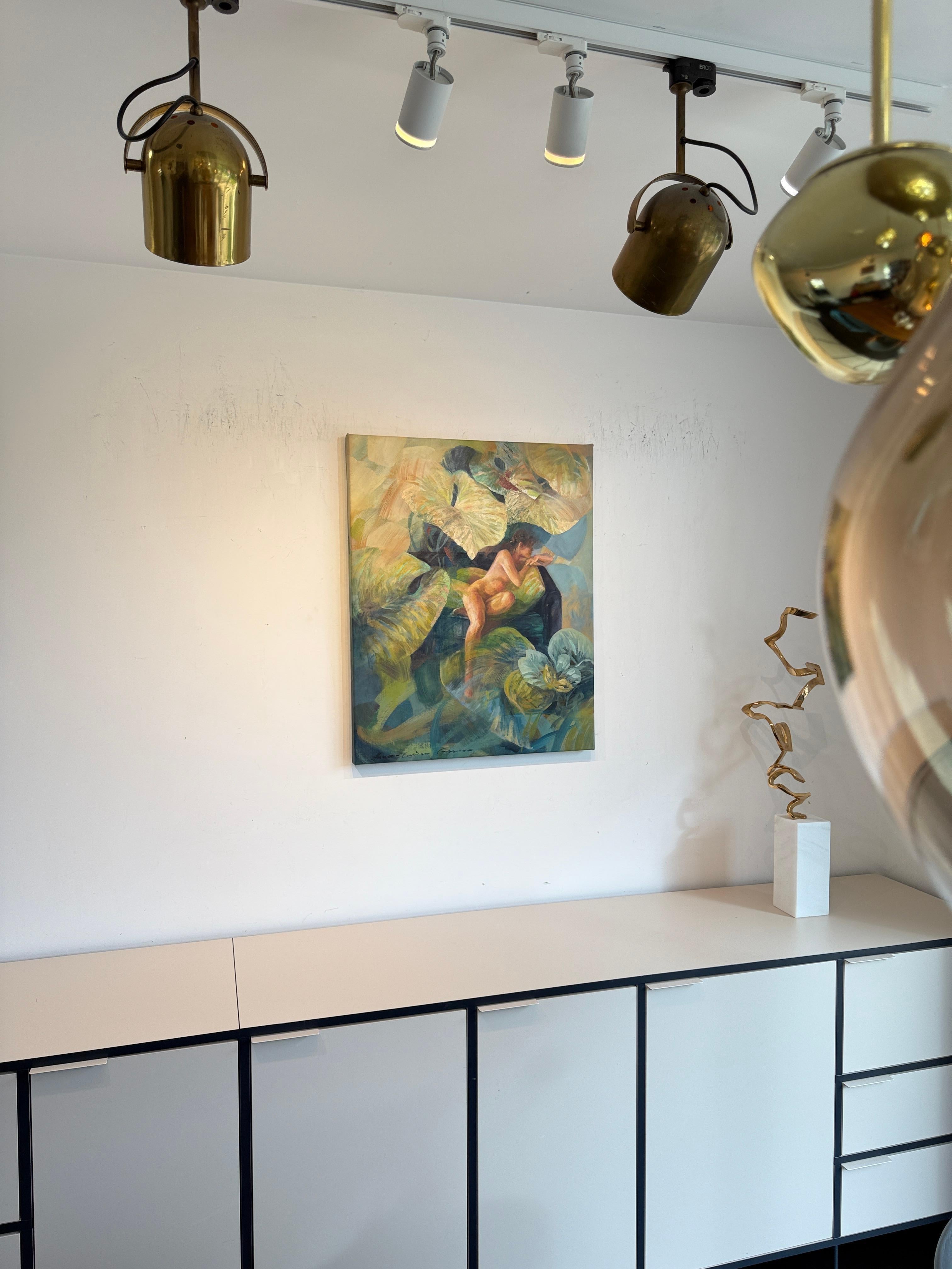 Ein Porträt des Friedens, aber nicht der polierten Art. Dieses Gemälde ist denjenigen gewidmet, die weder
Diejenigen, die sich in ihrer Haut wohlfühlen, die, die in der Lage sind
auch dann standhaft bleiben, wenn sich wilde Dinge