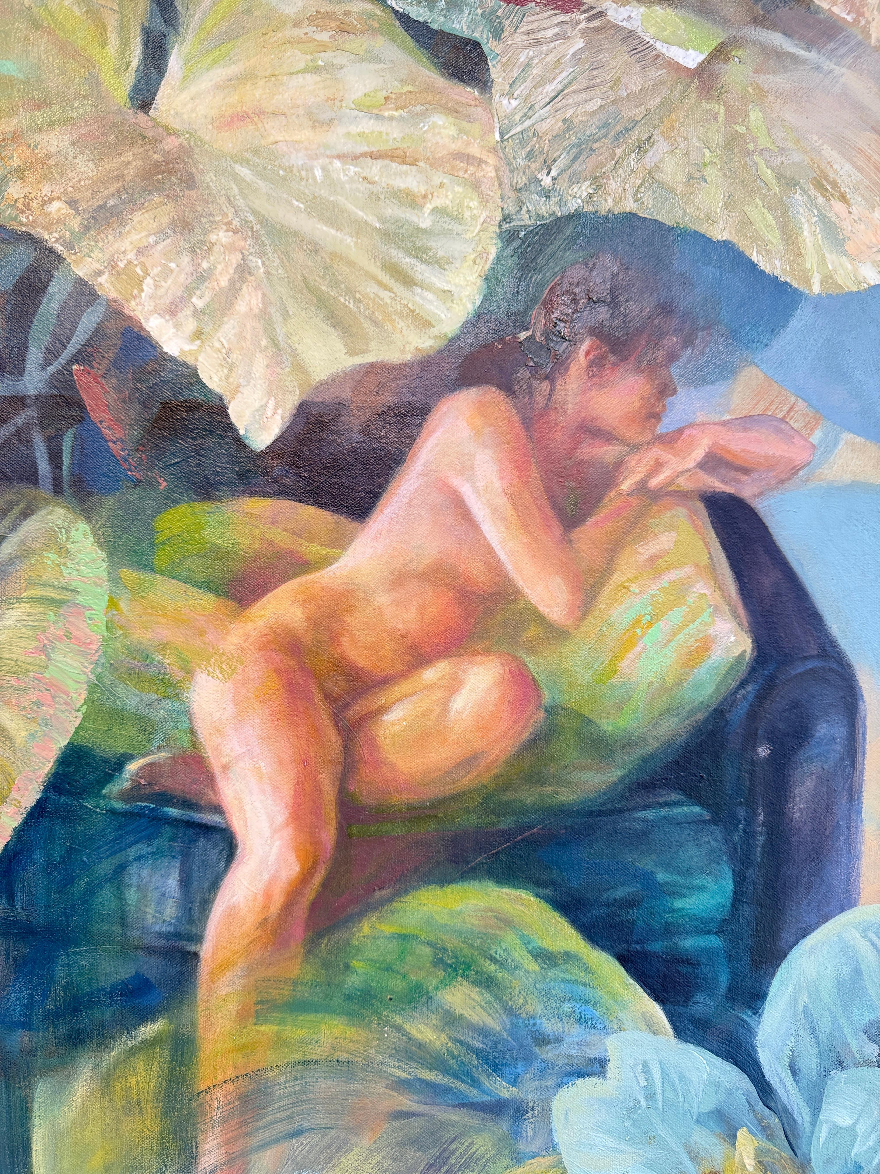 Aus Knochen wurden Stämme, aus Venen wurden Säfte Anna-C. Goosen - Zeitgenössisches Ölgemälde im Angebot 2