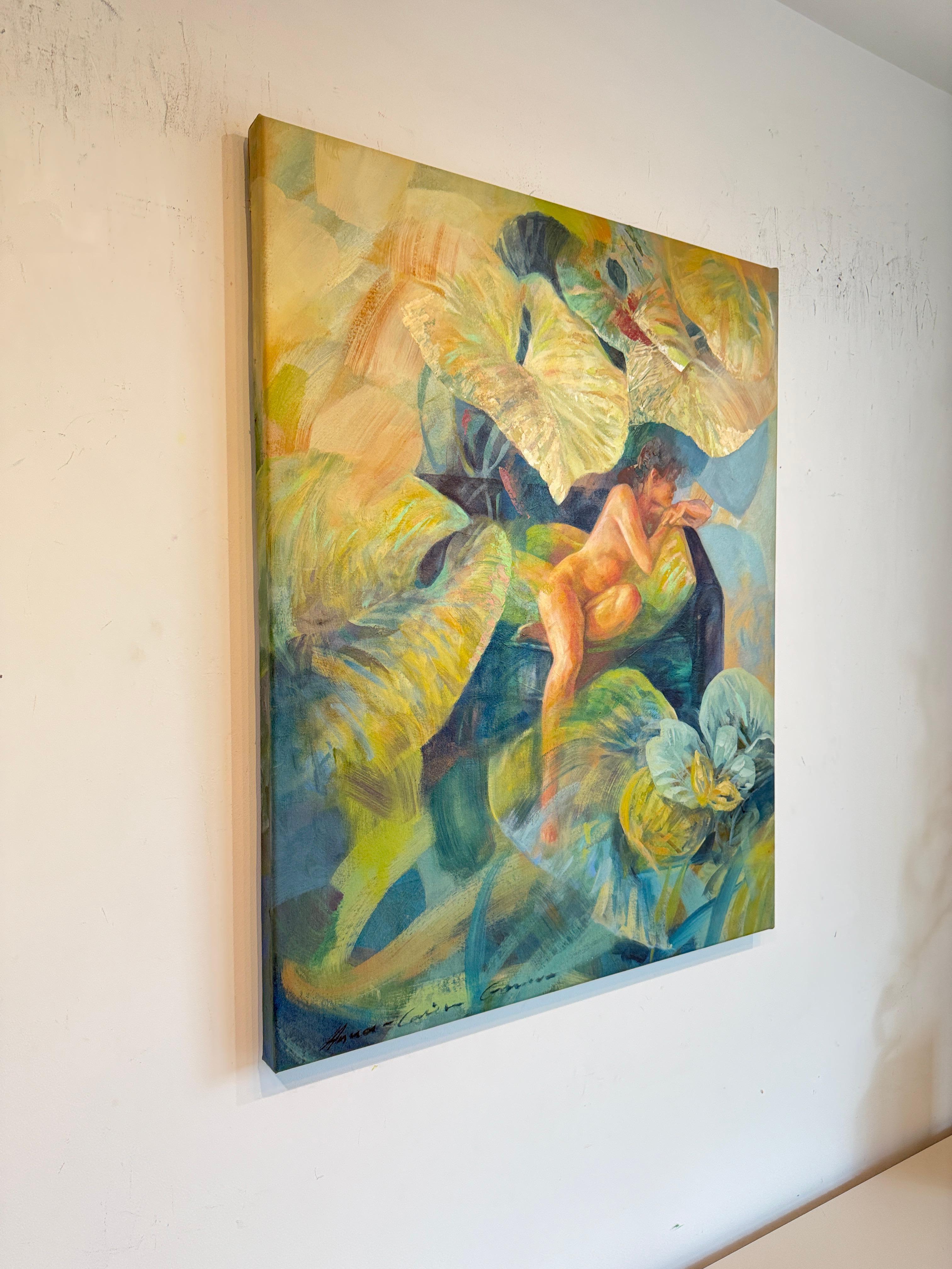 Aus Knochen wurden Stämme, aus Venen wurden Säfte Anna-C. Goosen - Zeitgenössisches Ölgemälde im Angebot 3