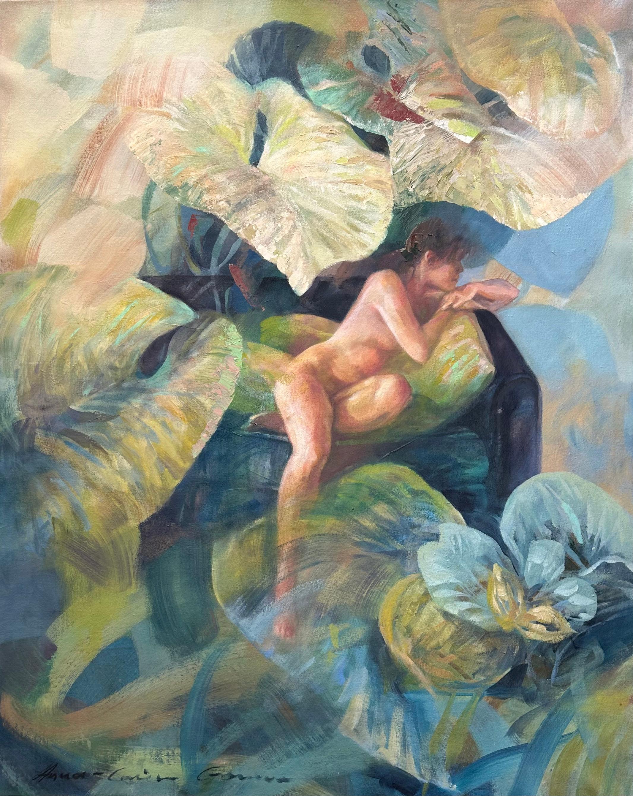 Bones Became Stems, Veins Became sap Anna-C. Goosen - Contemporary oil painting