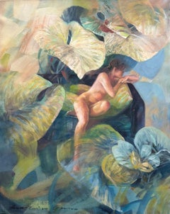 Bones Became Stems, Veins Became sap Anna-C. Goosen - Contemporary oil painting