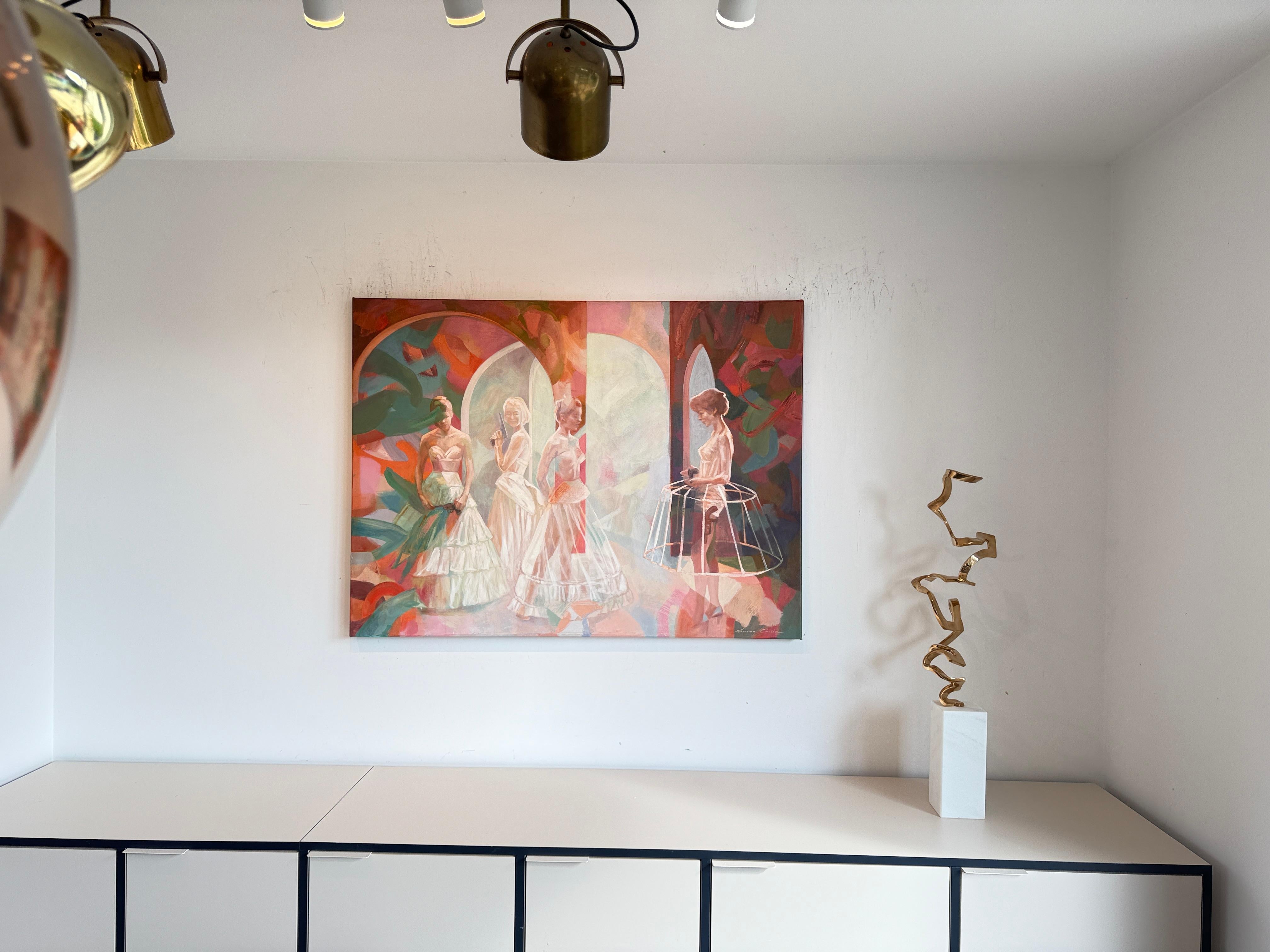 Zucker und Gewürze von Anna-Carien Goosen - Zeitgenössisches Ölgemälde im Angebot 10