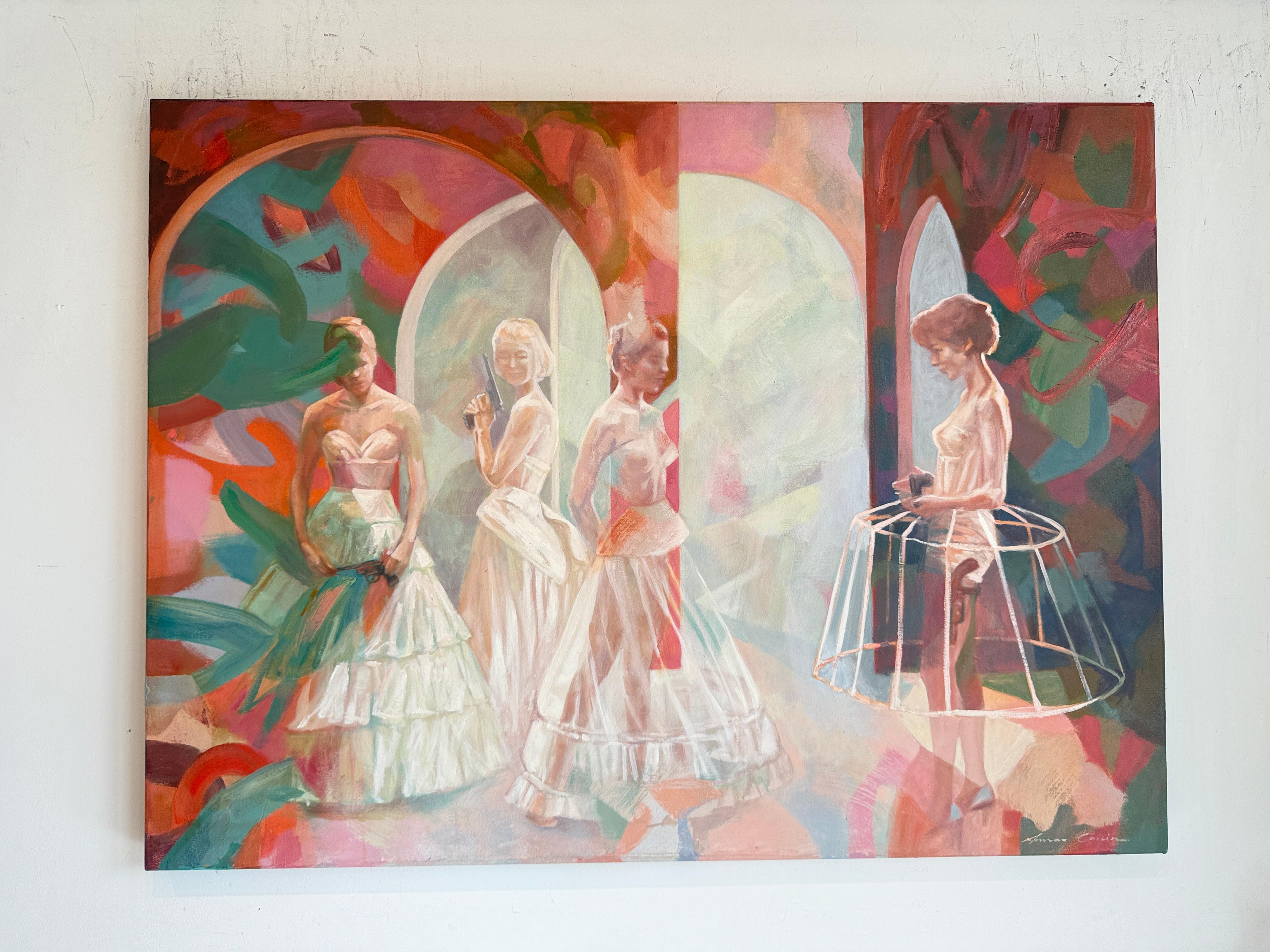 Zucker und Gewürze von Anna-Carien Goosen - Zeitgenössisches Ölgemälde im Angebot 4