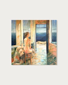 The watchwoman by Anna-Carien Goosen - Contemporary oil painting