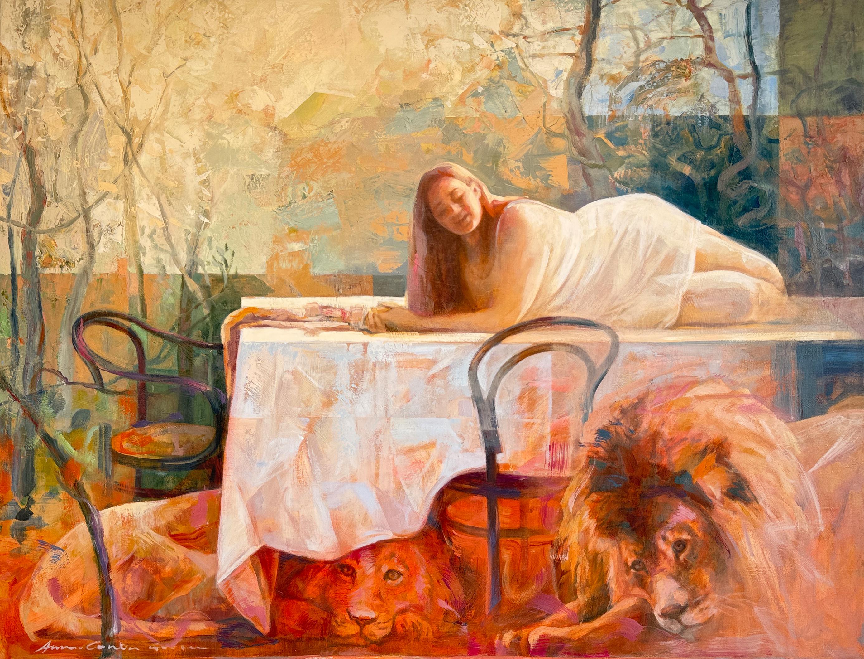 Wo die Macht wartet von Anna-Carien Goosen - Zeitgenössisches Ölgemälde