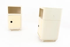Anna Castelli Ferrieri for Kartell Componibili Quadrati MCM Nightstands, Pair