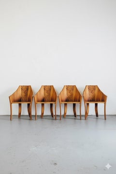 Anna Chair, in Old Growth Cedar Wood, designed and Handcrafted by Rafael Calvo