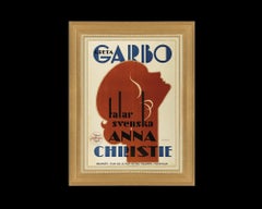 Anna Christie, after Hollywood Regency Movie Poster, Starring Greta Garbo