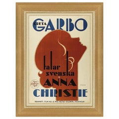 Anna Christie, after Hollywood Regency Movie Poster, Starring Greta Garbo