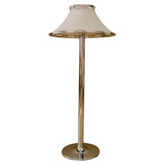 'Anna' Chrome and Canvas Floor Light