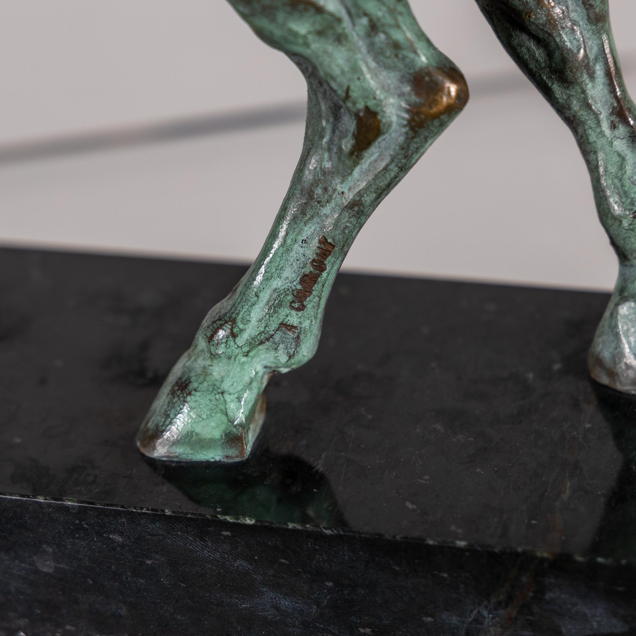 Anna Chromy 'Czech Rep. 1940-2021, Attrib.' Bronze Horse 10