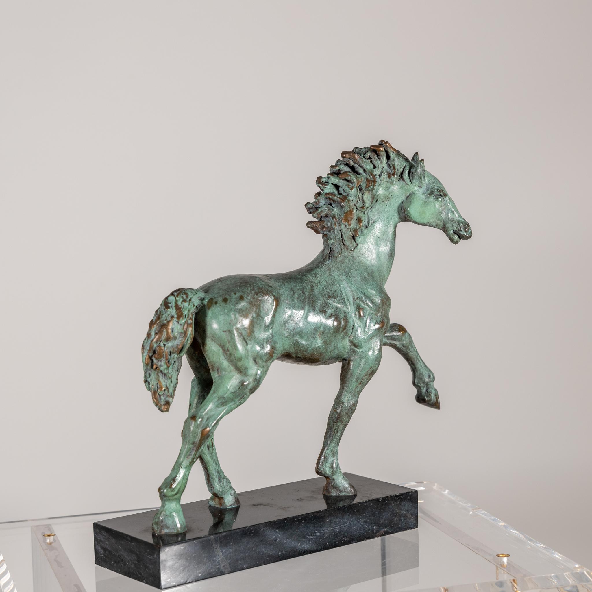 Contemporary Anna Chromy 'Czech Rep. 1940-2021, Attrib.' Bronze Horse