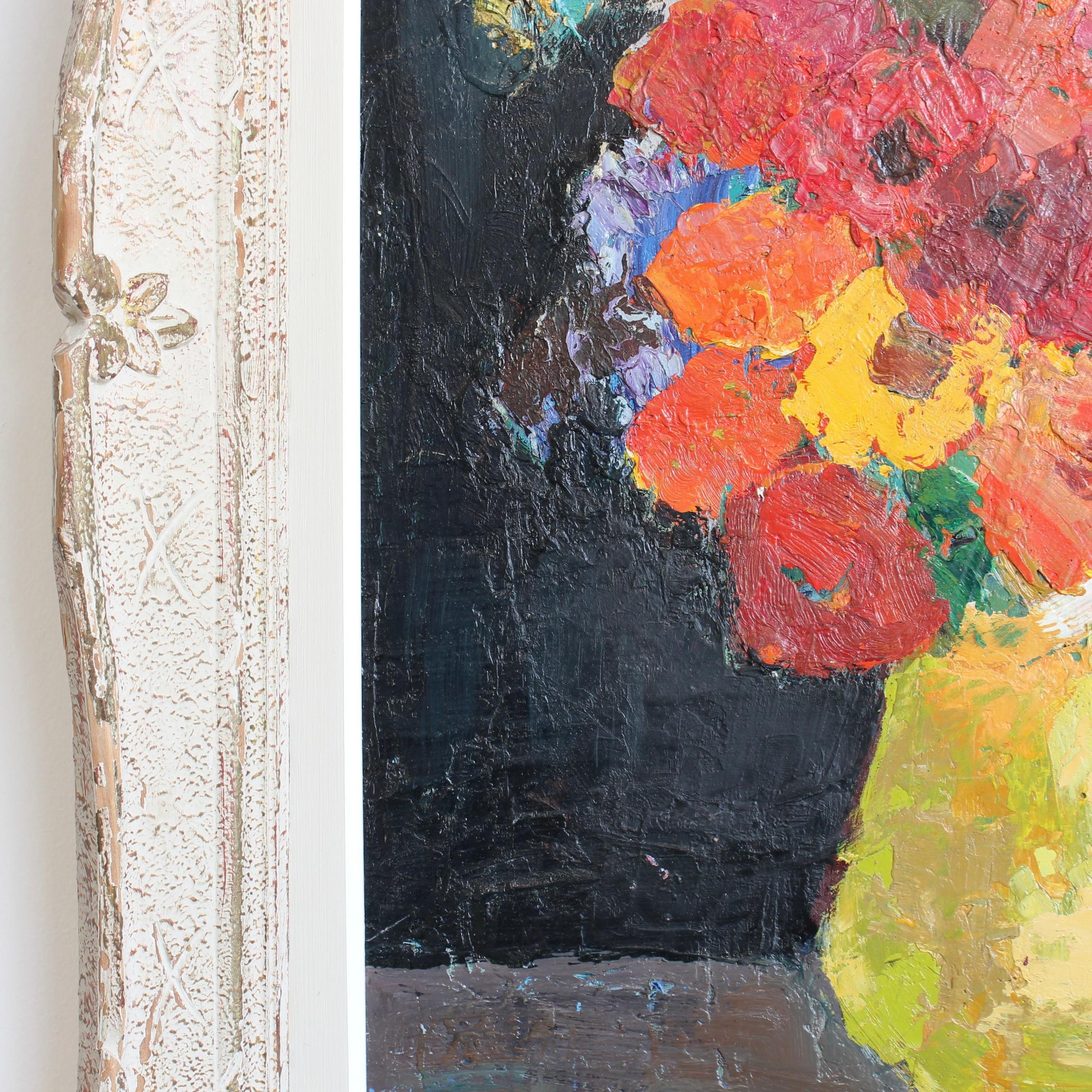 Bouquet in Yellow Vase For Sale 8