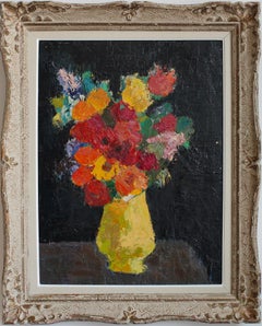 Bouquet in Yellow Vase