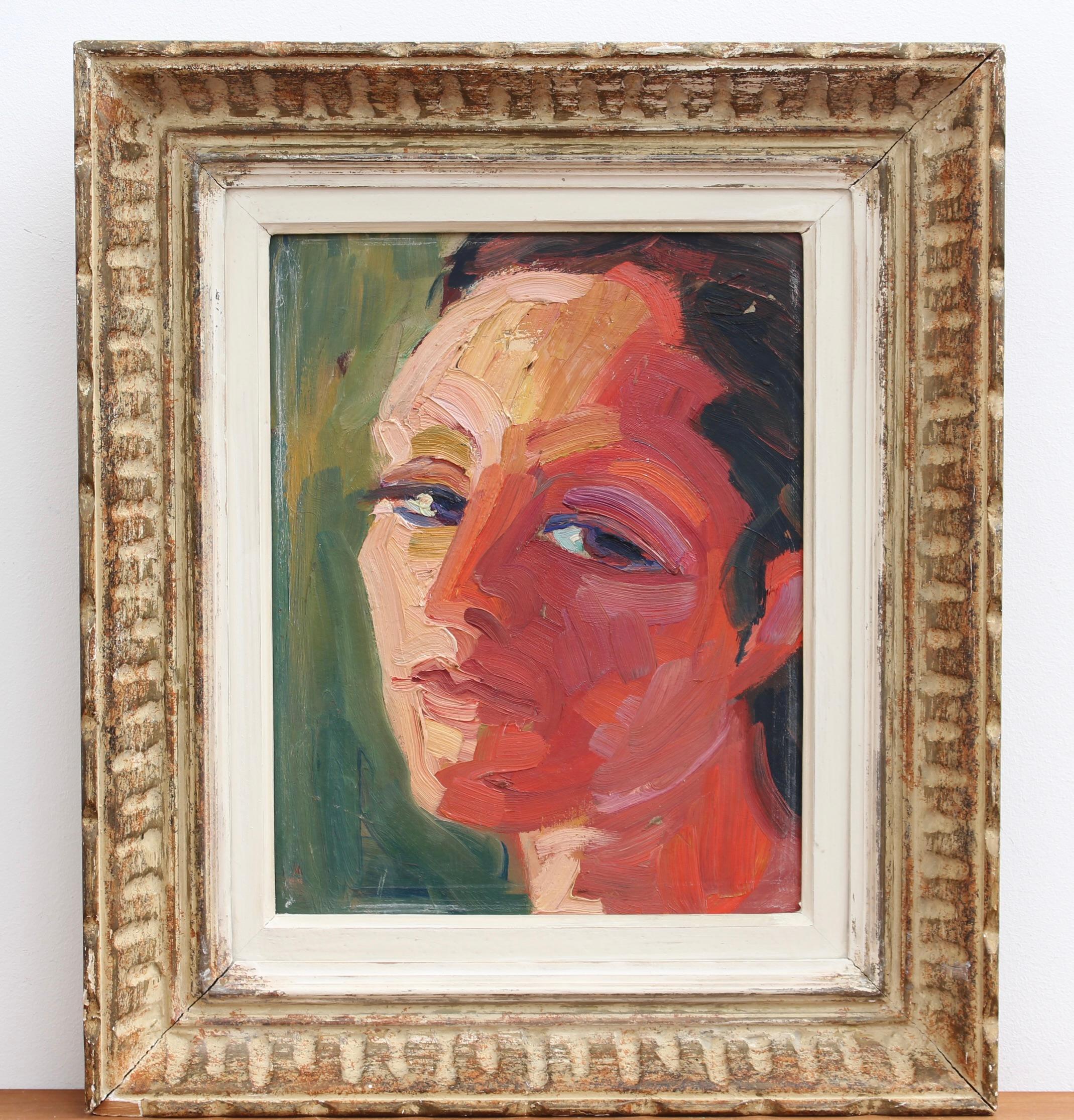 Anna Costa Portrait Painting – Porträt einer jungen Frau