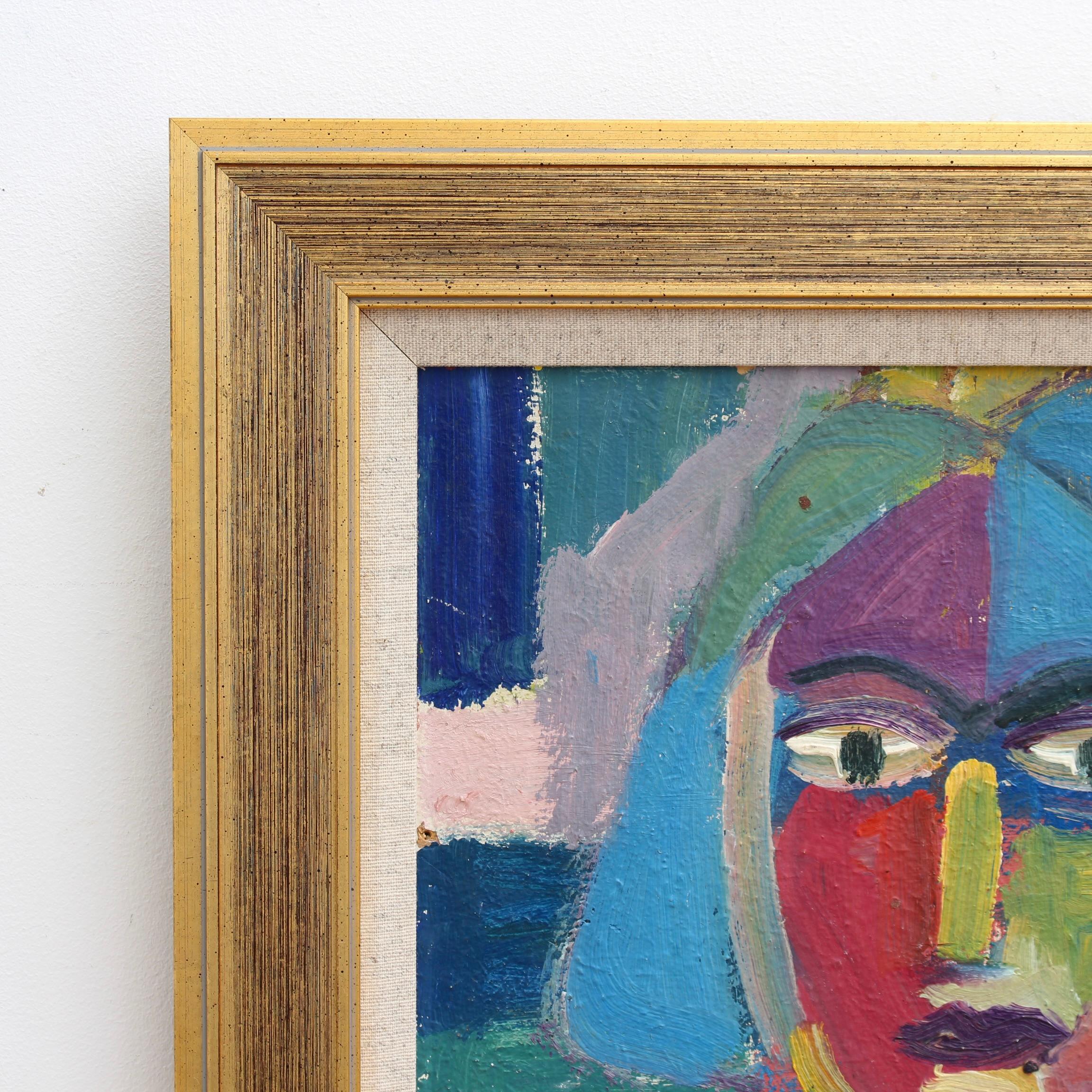 'Self Portrait of the Artist' by Anna Costa Modern Oil Painting 5