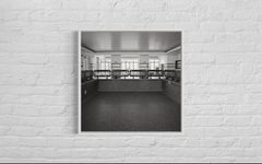 Monochrome Square Architecture Photography: Swimming Pool Design. Analog