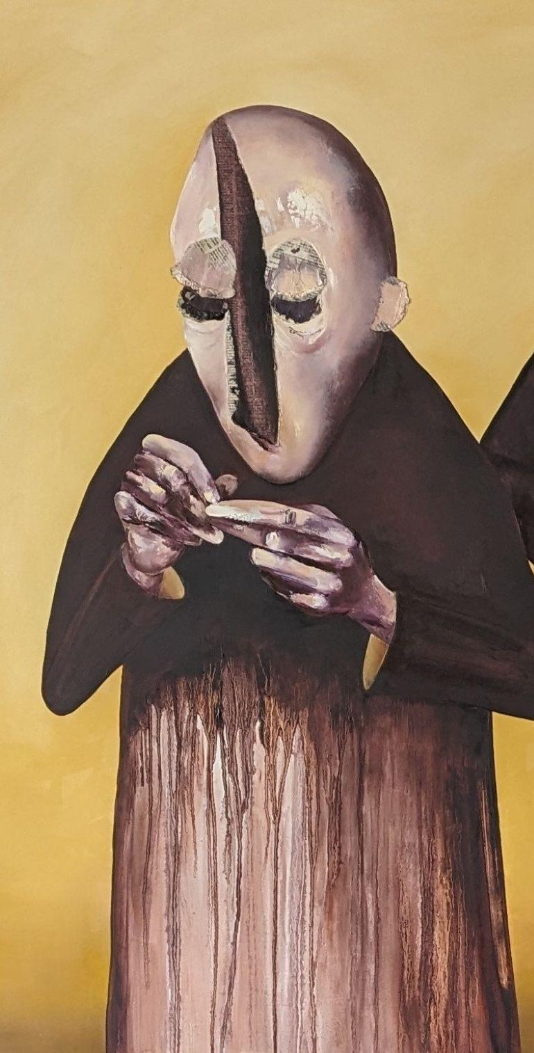 Forefarthers - Painting by Anna E Davies