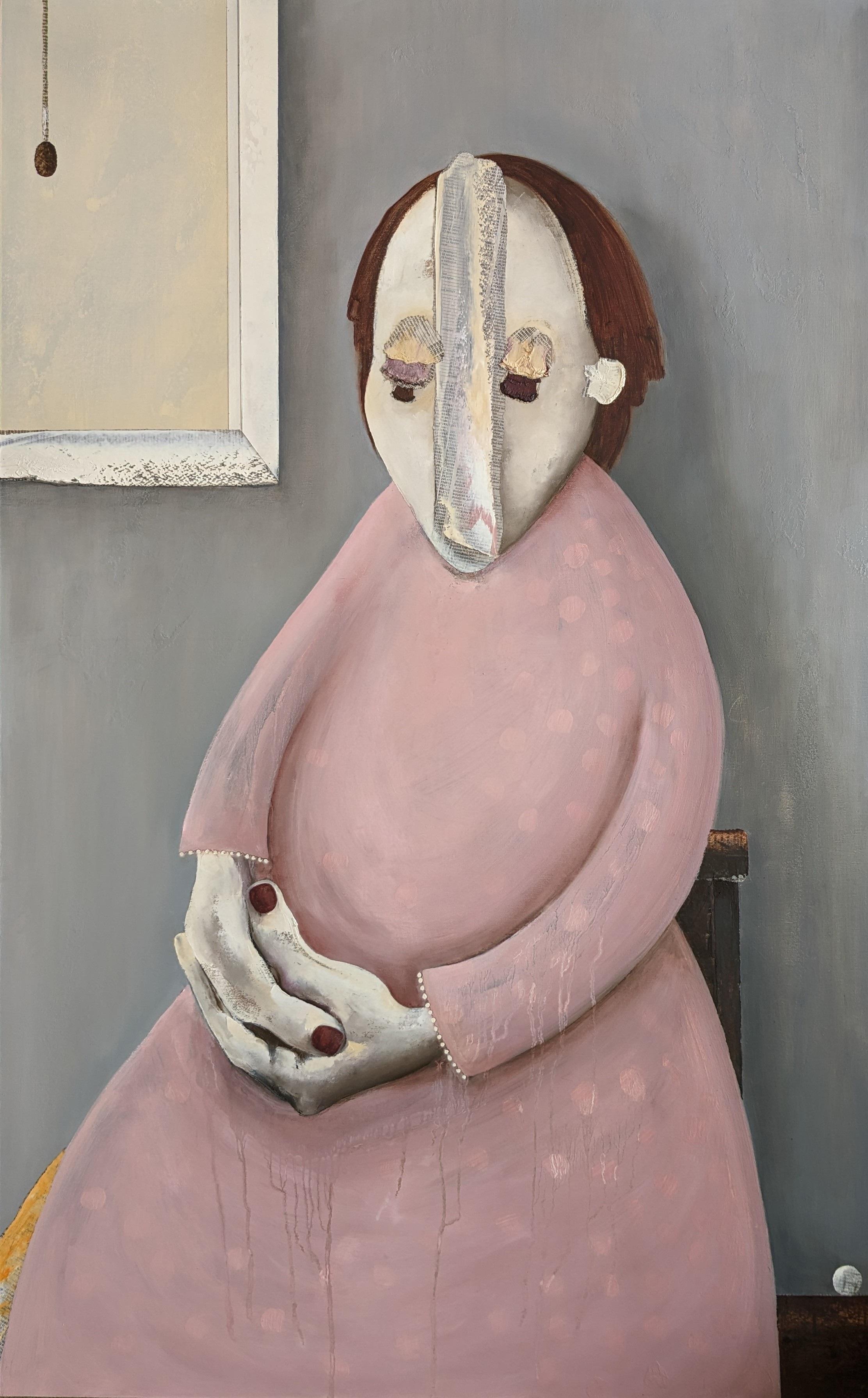 Figurative Painting di Anna E Davies - Gwen