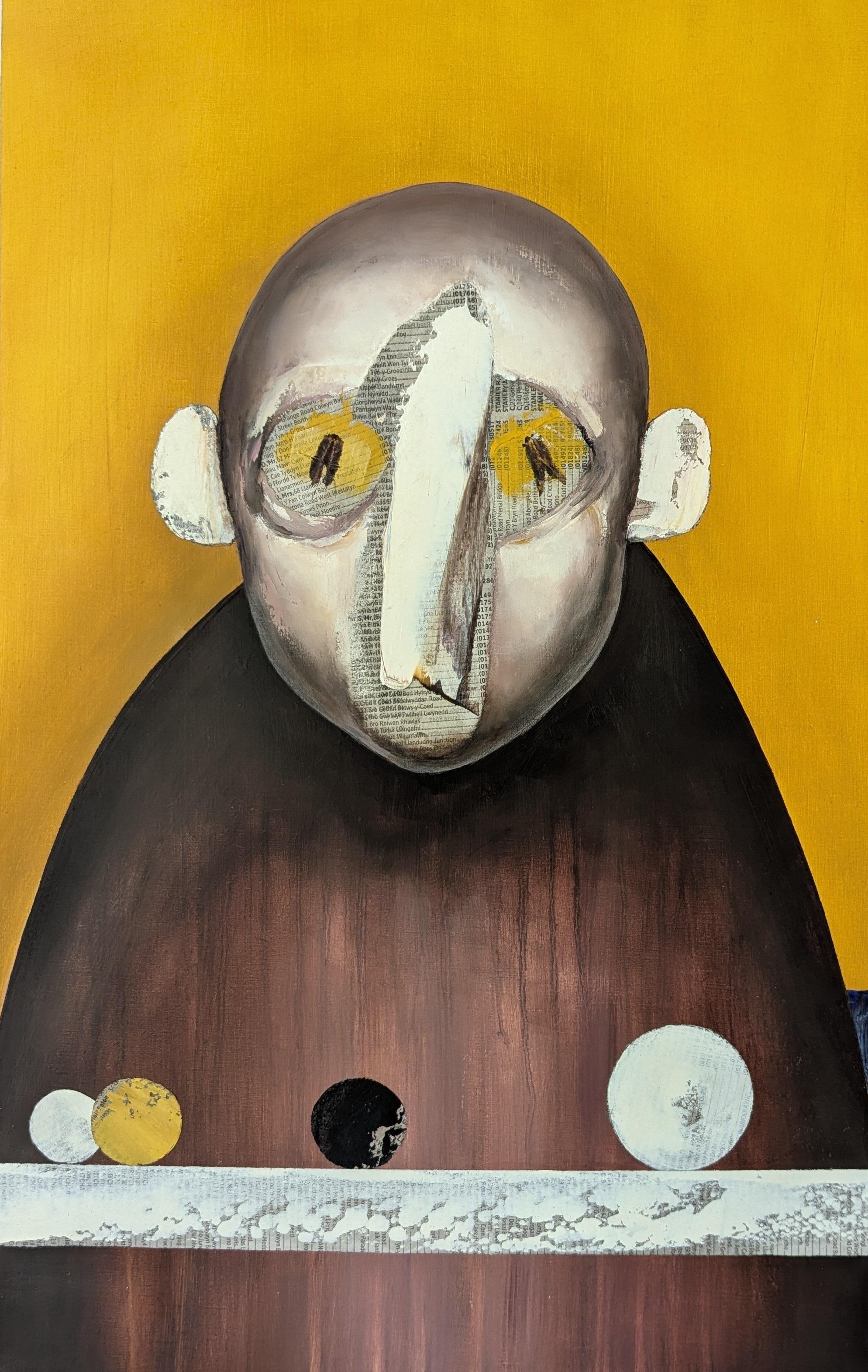 Anna E Davies Abstract Painting - The Relatives