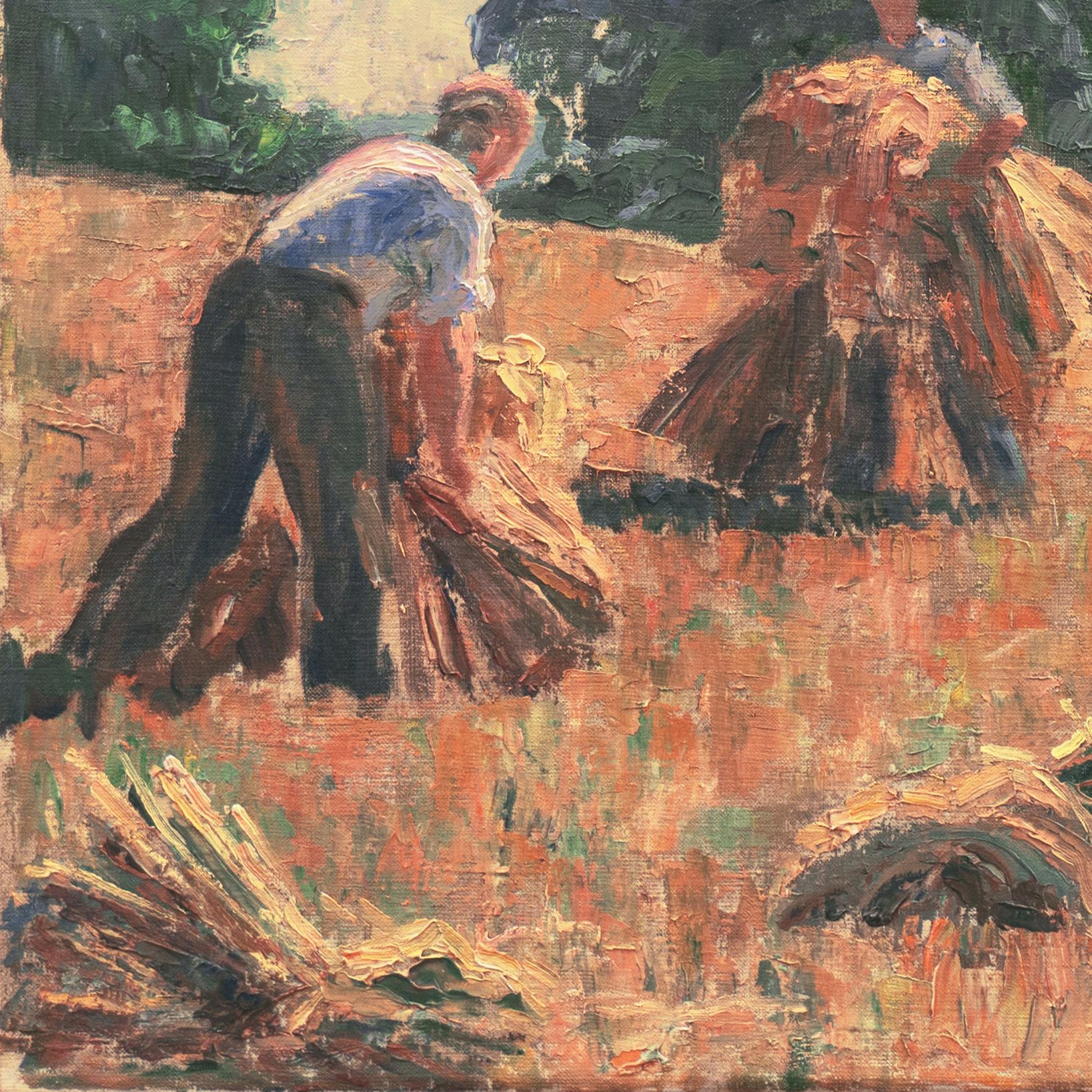 'Harvest Time', Paris, Académie Julian, Danish Impressionist Oil, Charlottenborg For Sale 1