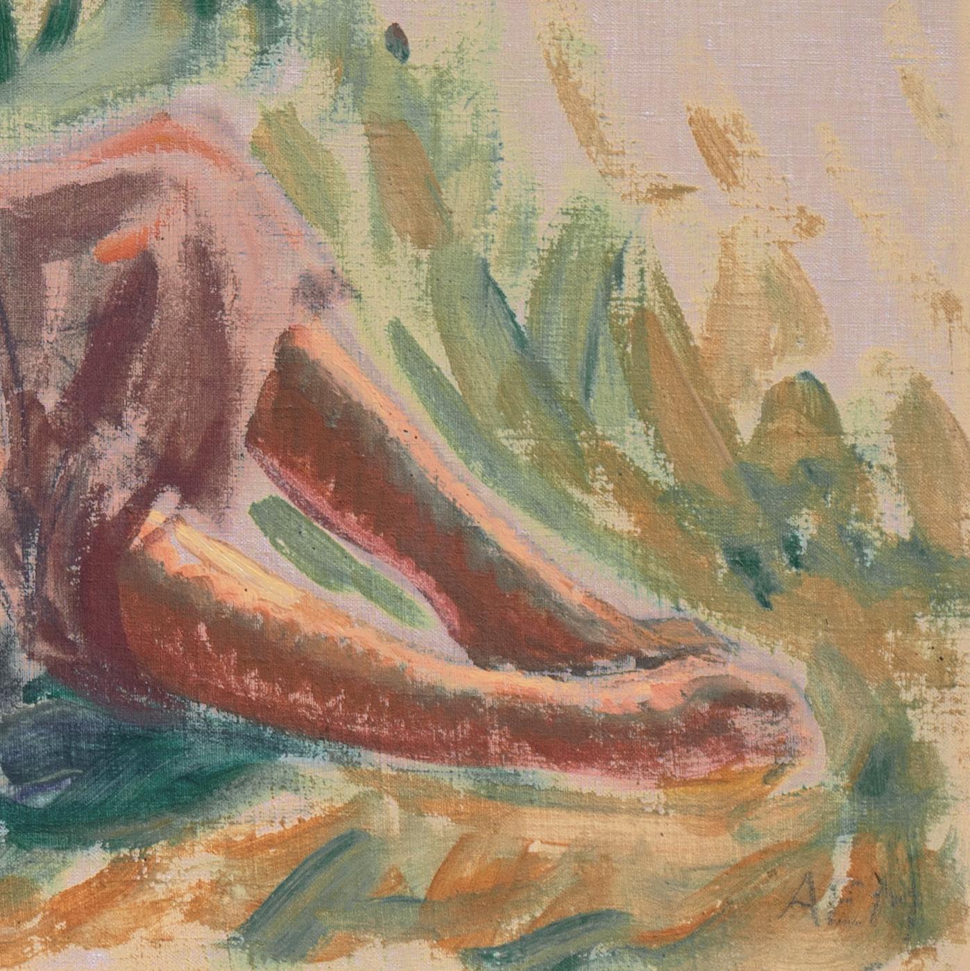 Mère et enfant, femme impressionniste, Paris, Académie Julian, Benezit en vente 2