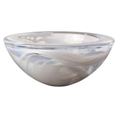 Anna Ehrner pour Kosta Boda grand bol en verre Atoll scandinave moderne