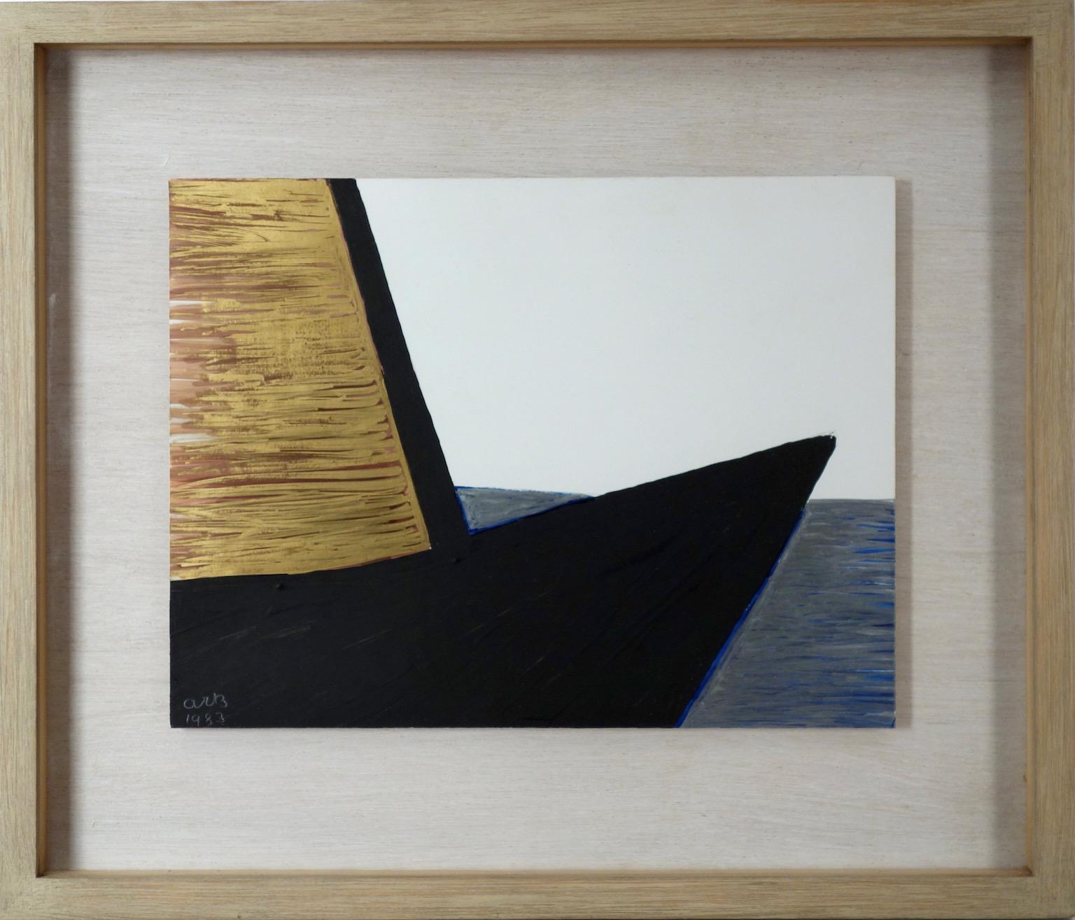 Senza titolo (Petit demi-barque) - Painting di Anna-Eva Bergman