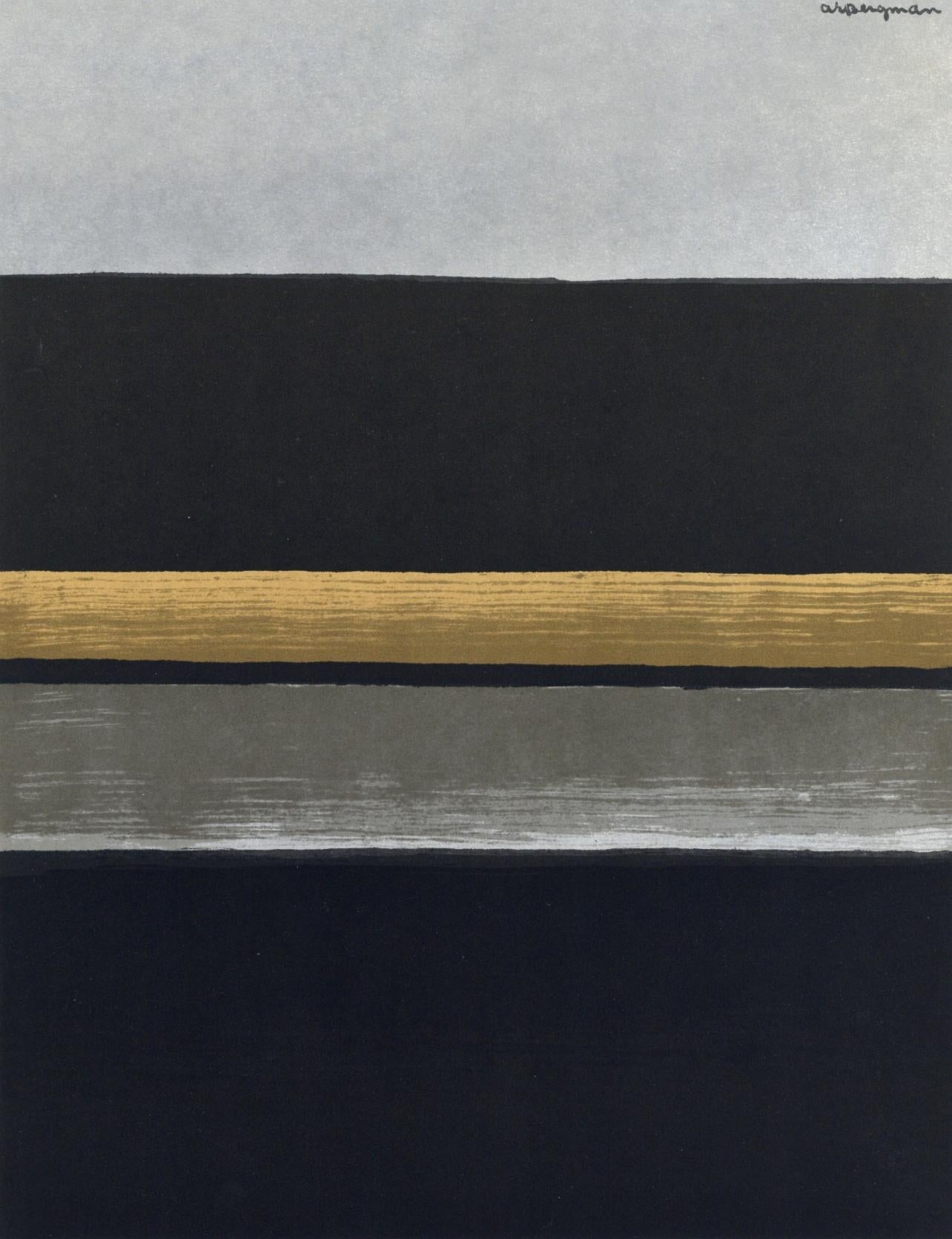 Anna-Eva Bergman Abstract Print - Bergman, Composition, XXe Siècle (after)