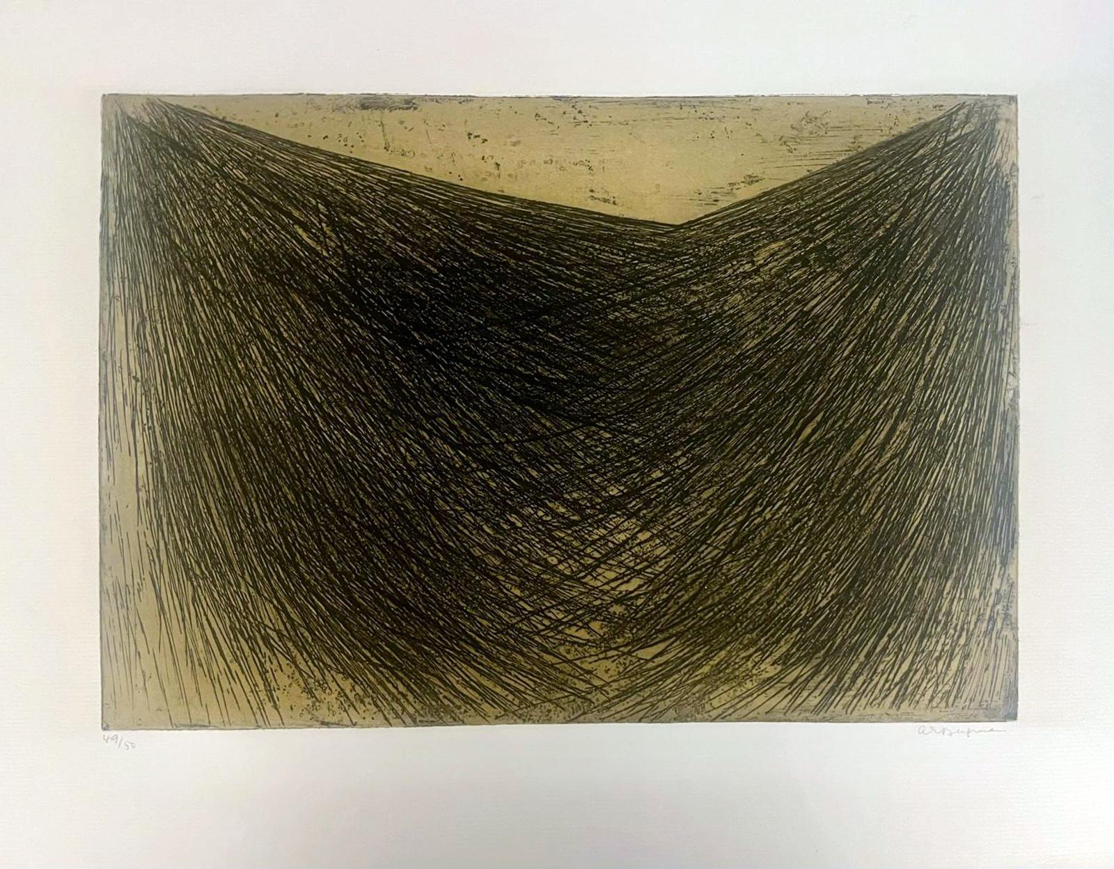 Anna-Eva Bergman Abstract Print - G 30-1958 Vallée