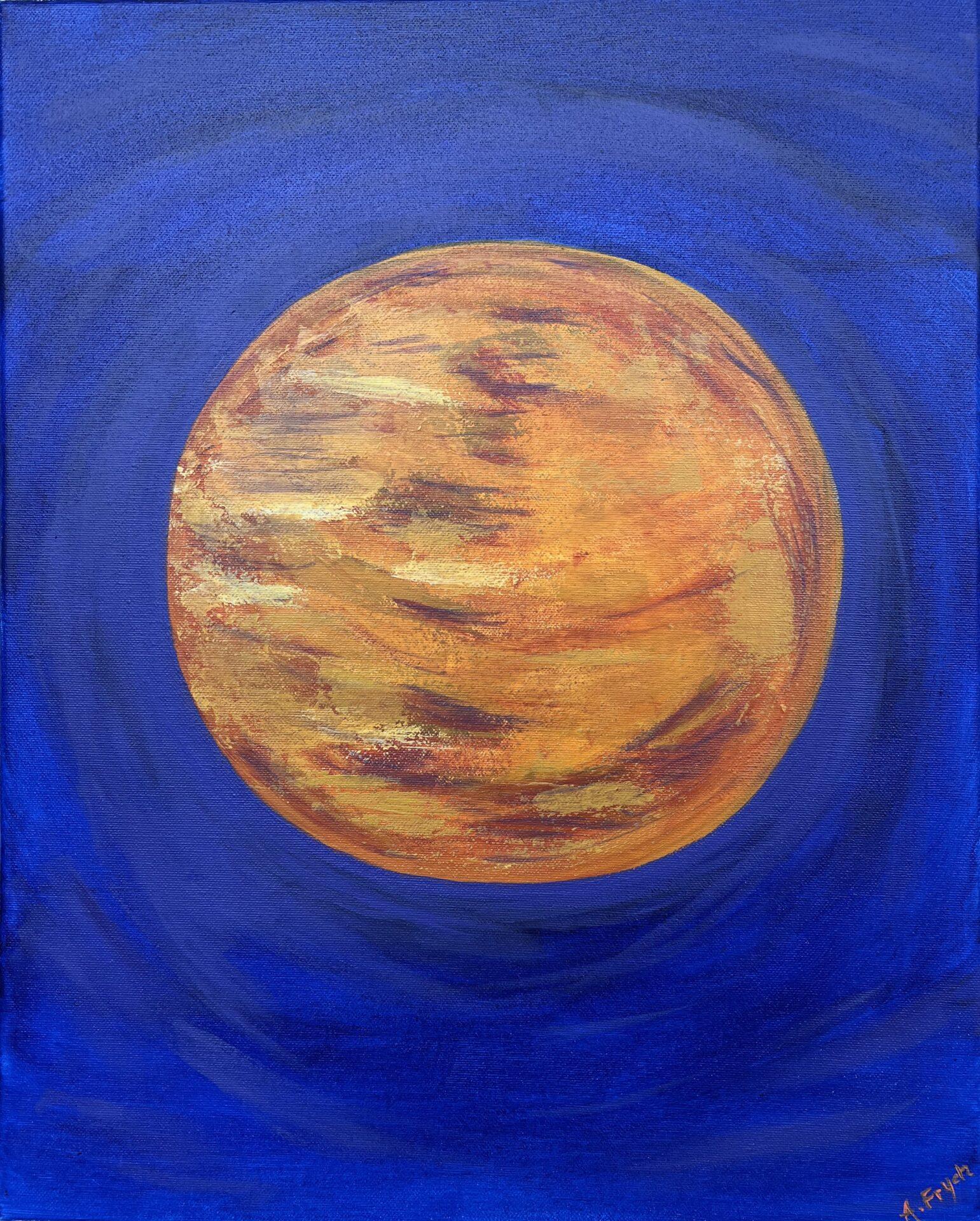Jupiter - Painting by Anna Fryszkowska