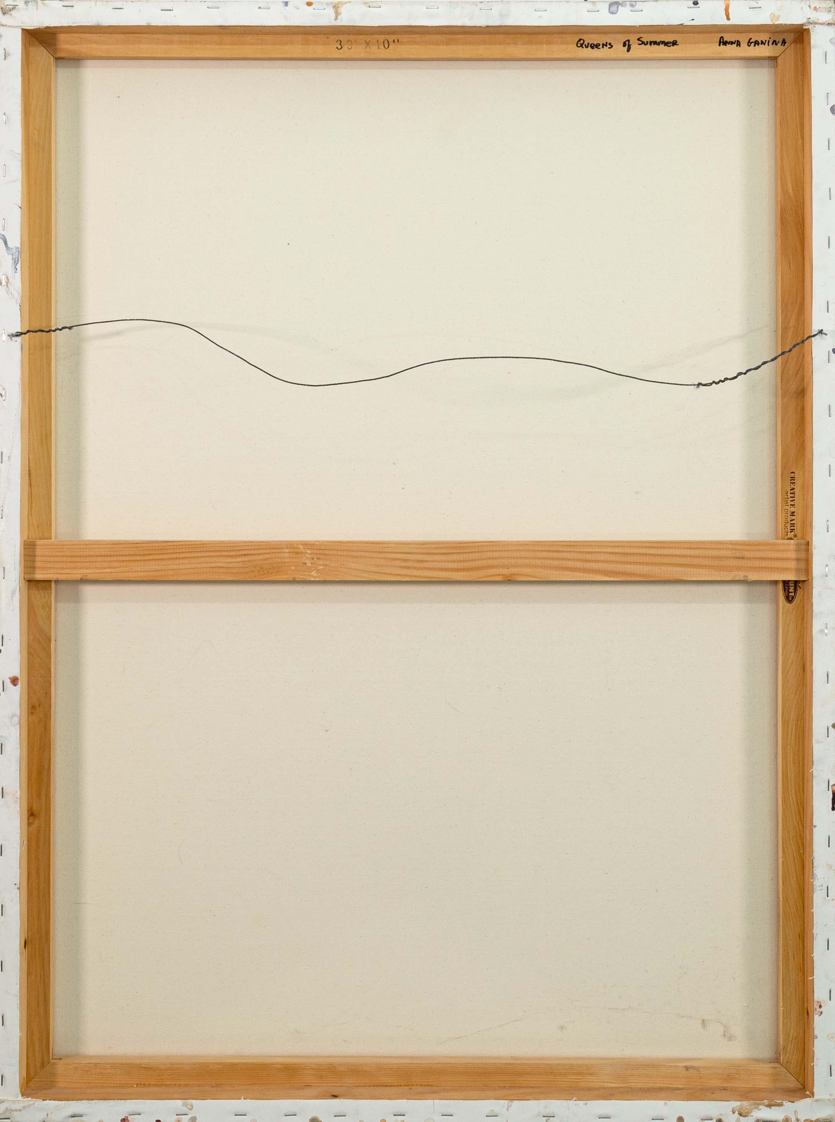 Anna Ganina Queens of Summer Signiert Zeitgenössischer Surrealismus Acrylgemälde (Leinwand) im Angebot