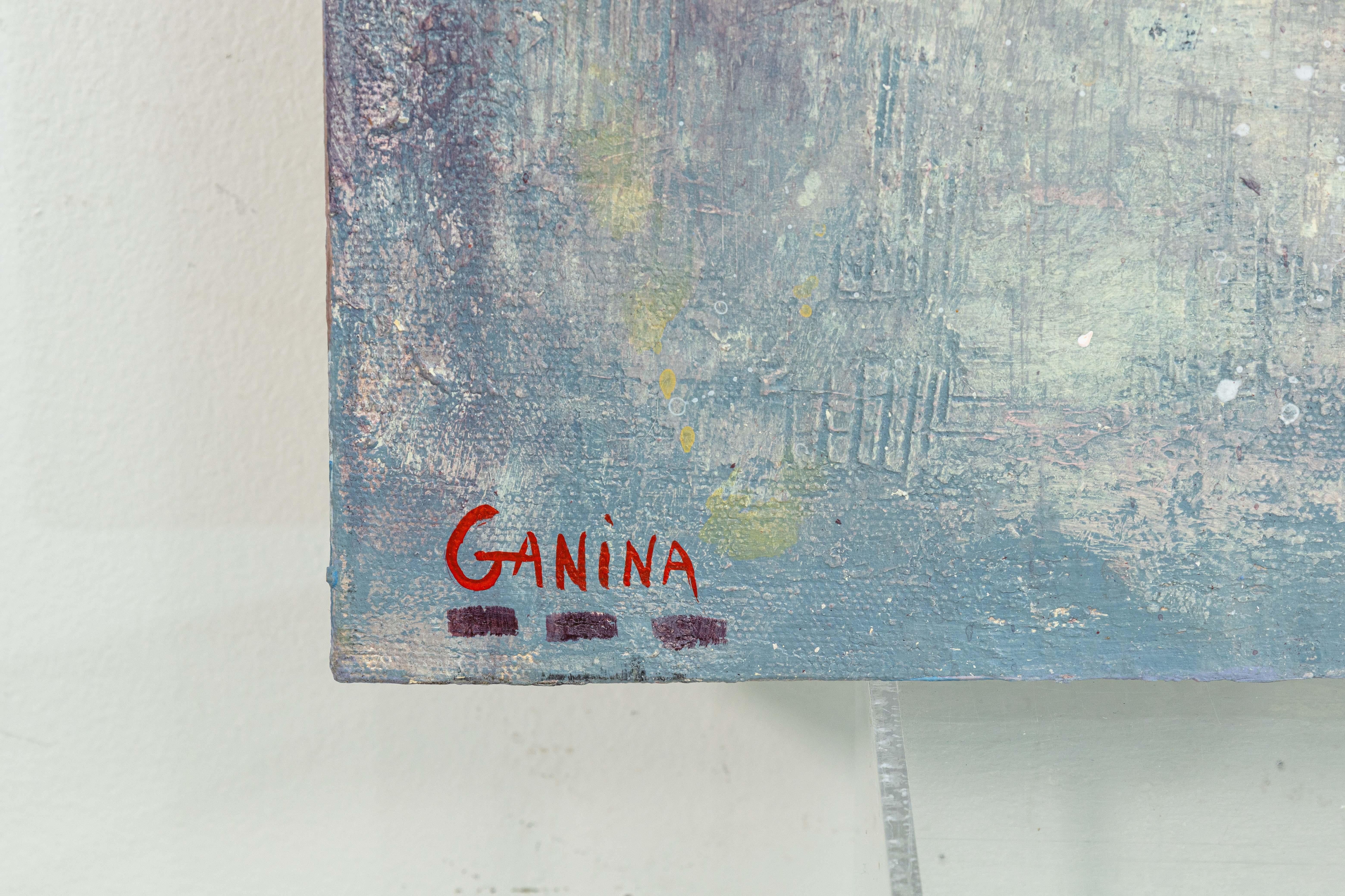 Anna Ganina Recapturing Summer Signiert Zeitgenössischer Surrealismus Acrylgemälde (21. Jahrhundert und zeitgenössisch) im Angebot