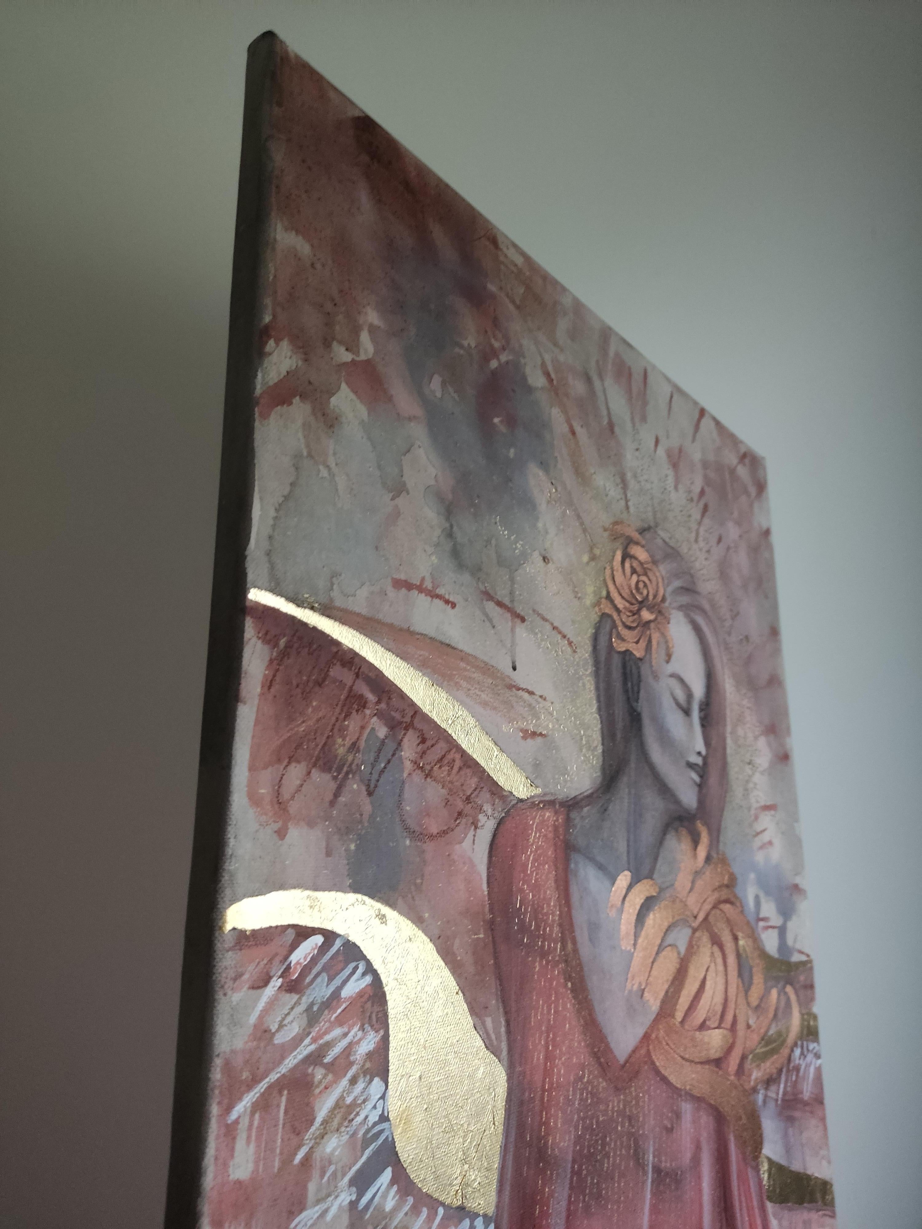 Voz del desierto  Vibraciones alrededor - Painting de Anna Goldbrook