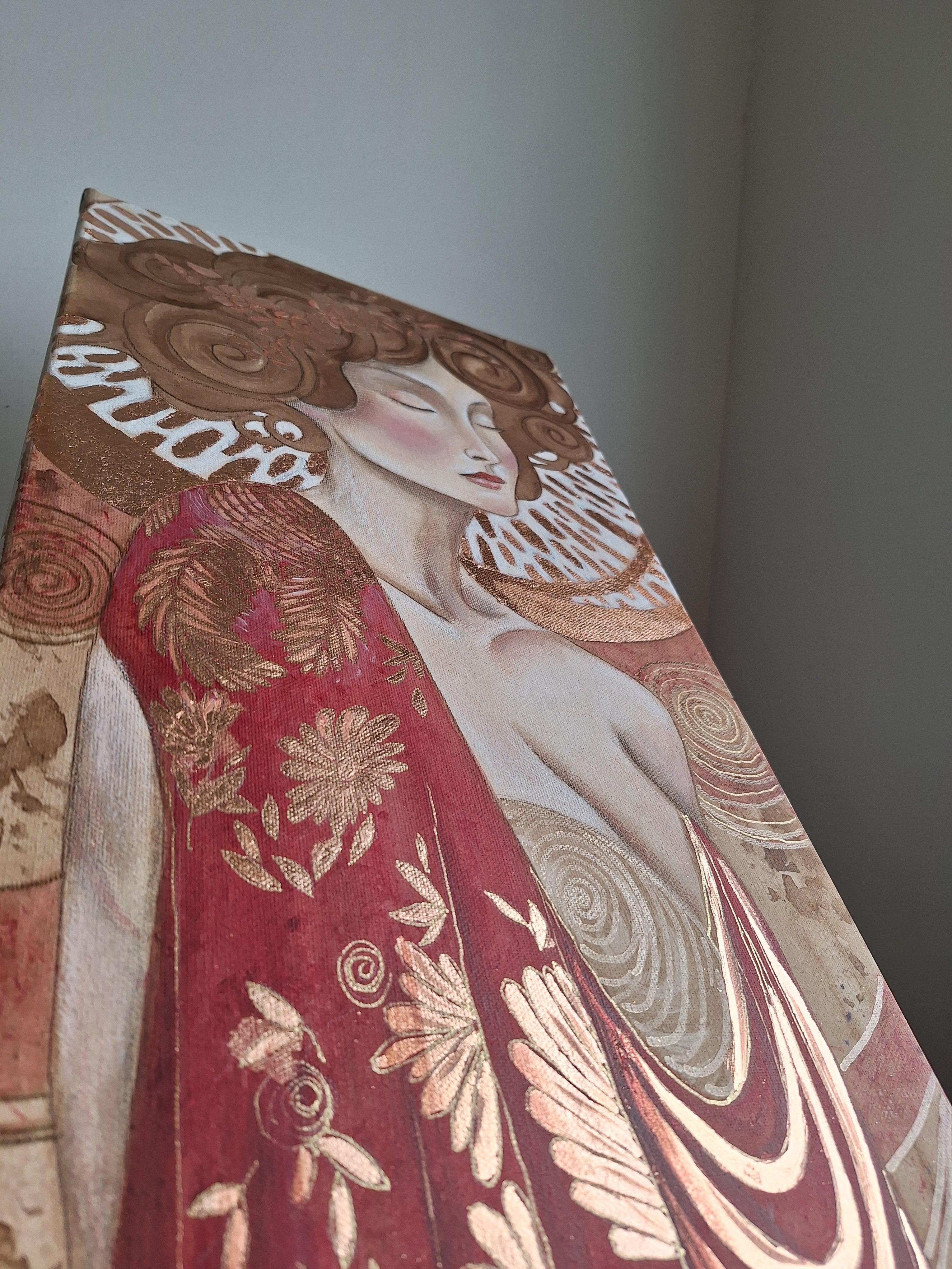 Paz interior - Interior Painting Oro de Anna Goldbrook