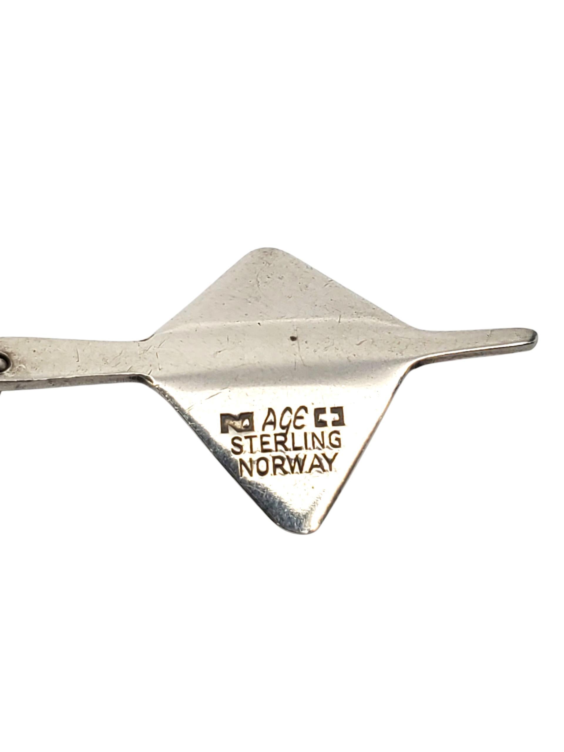 Anna Greta Eker - Orecchini modernisti in argento Sterling #22629 in vendita 1
