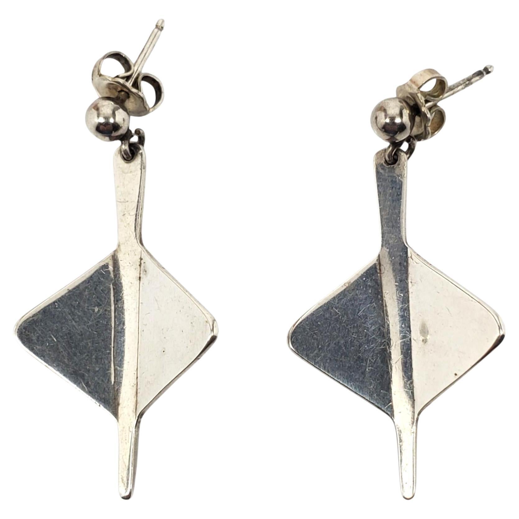 Anna Greta Eker - Orecchini modernisti in argento Sterling #22629